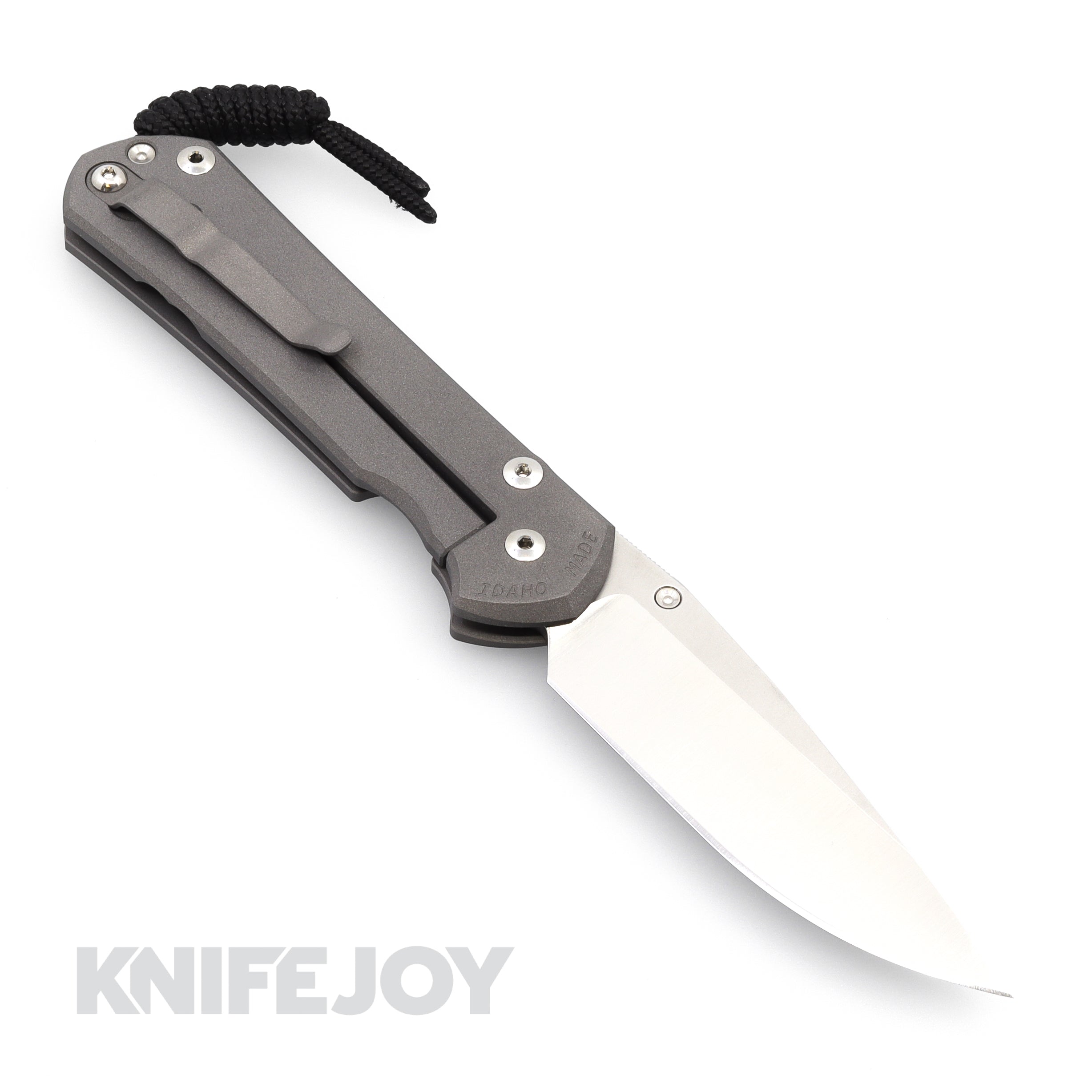 Chris Reeve Knives Large Sebenza 31 Drop Point Magnacut Blade - Titanium Handles with Unique Graphic | Premium EDC Folding Knife for Outdoor, Camping & Survival Gear