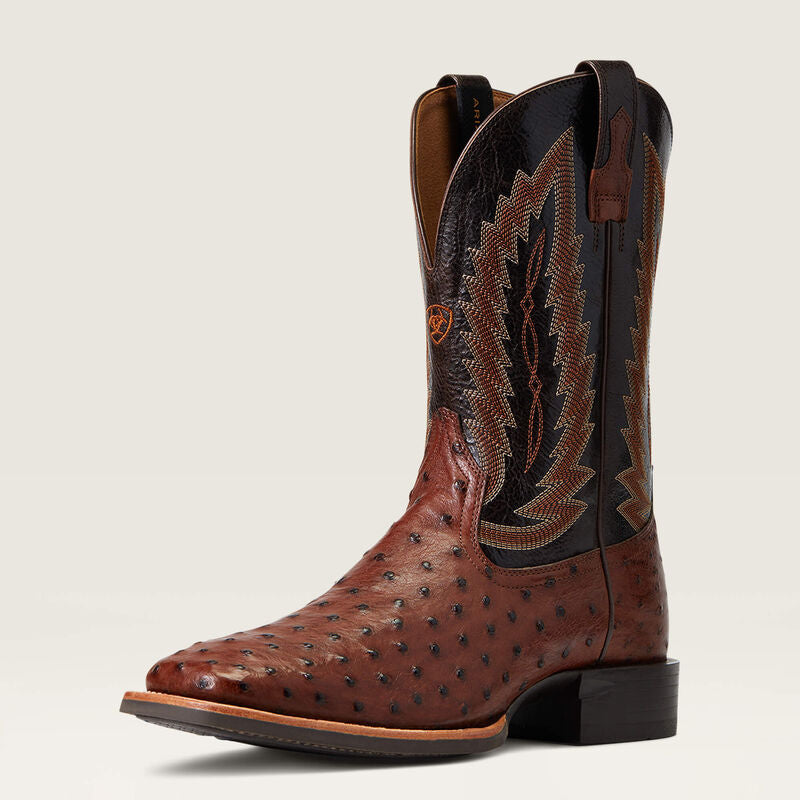 Quantum Primo Western Boots for Men - Genuine Leather Cowboy Boots with Comfortable Cushioning | Perfect for Rodeo, Country Dancing & Western Fashion