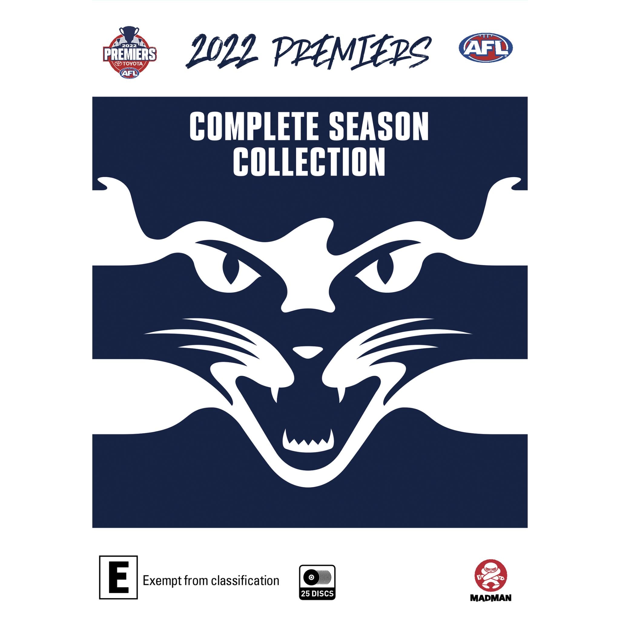 2022 AFL Premiers Geelong Cats Season Collection - Official Merchandise for Fans & Supporters | Perfect for Game Day, Gifts & Memorabilia