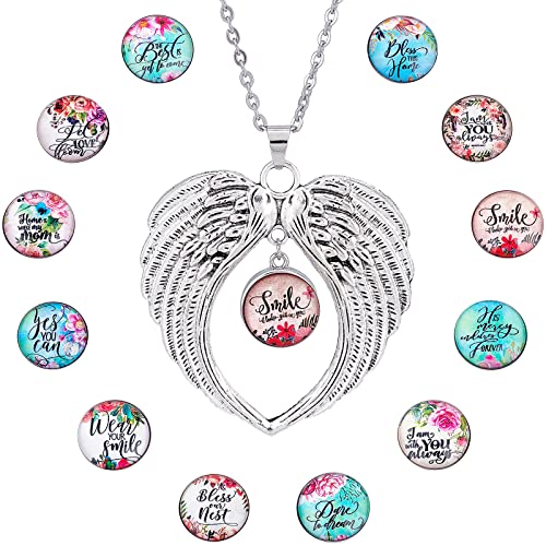 1+12 Angel Wing Button Sweater Chain