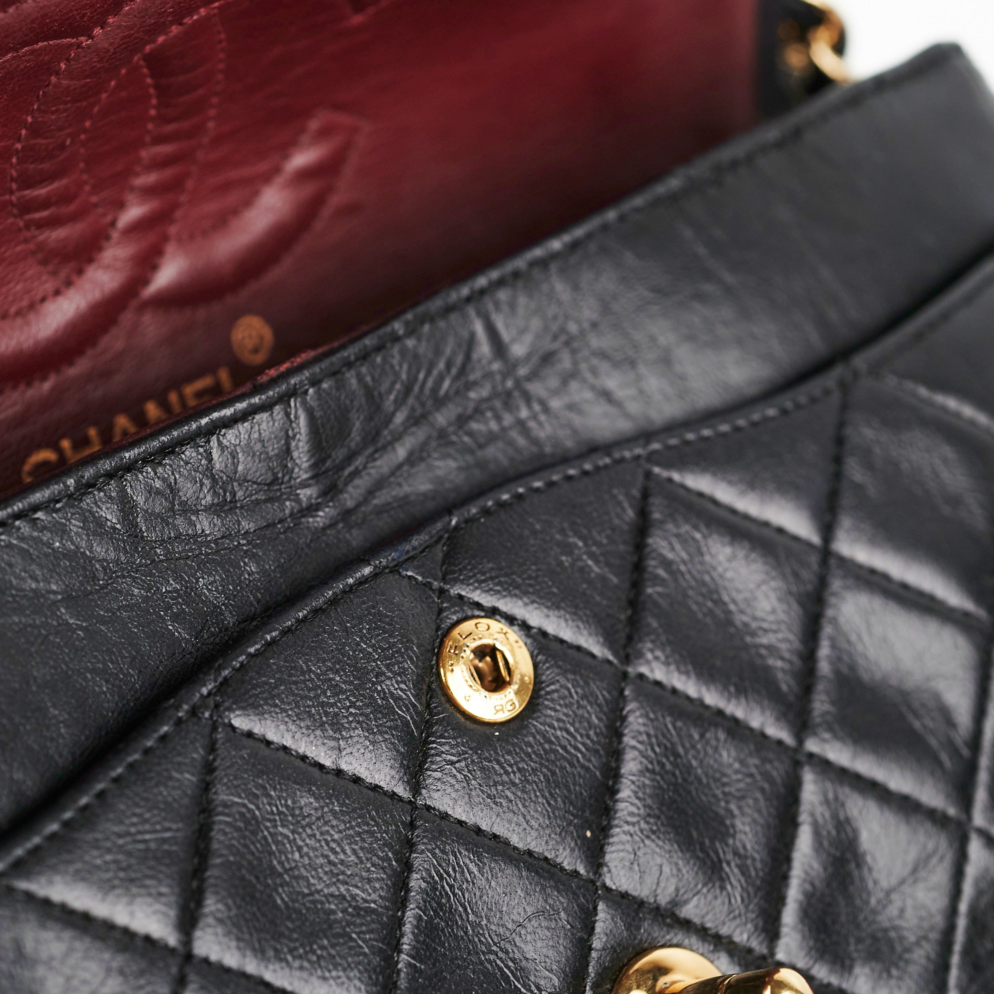 Chanel Medium Classic Flap Bag Black Lambskin Leather - Luxury Designer Handbag for Women, Perfect for Evening Events & Special Occasions
