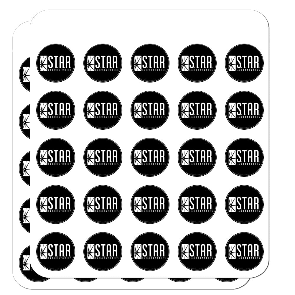 The Flash TV Series Star Labs Logo Planner Calendar Stickers - Scrapbooking, Journaling, DIY Craft Supplies for Fans & Collectors