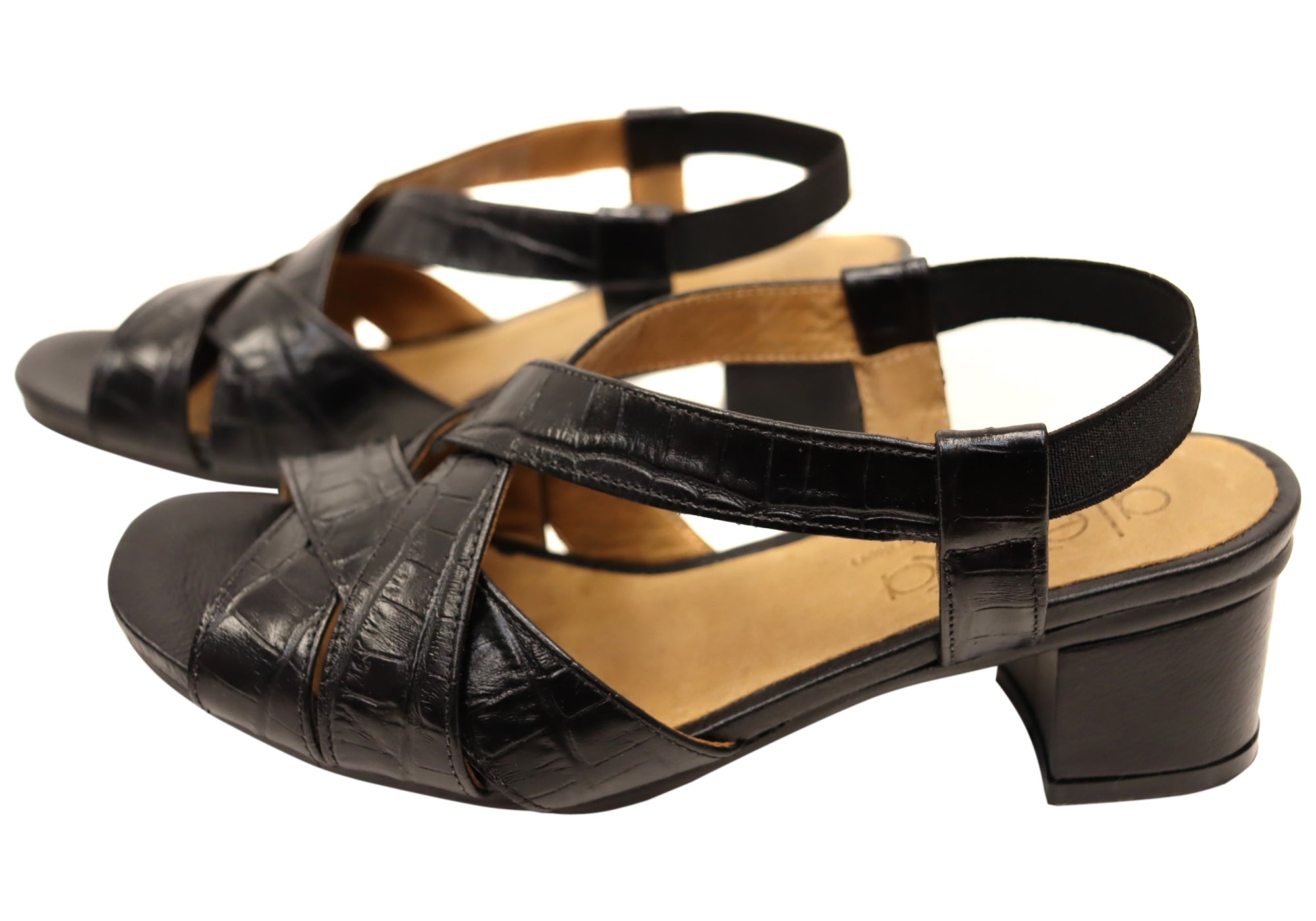 Opananken Madison Women's Comfortable Leather Low Heel Sandals - Casual Walking Shoes for Summer Outfits & Beach Vacations
