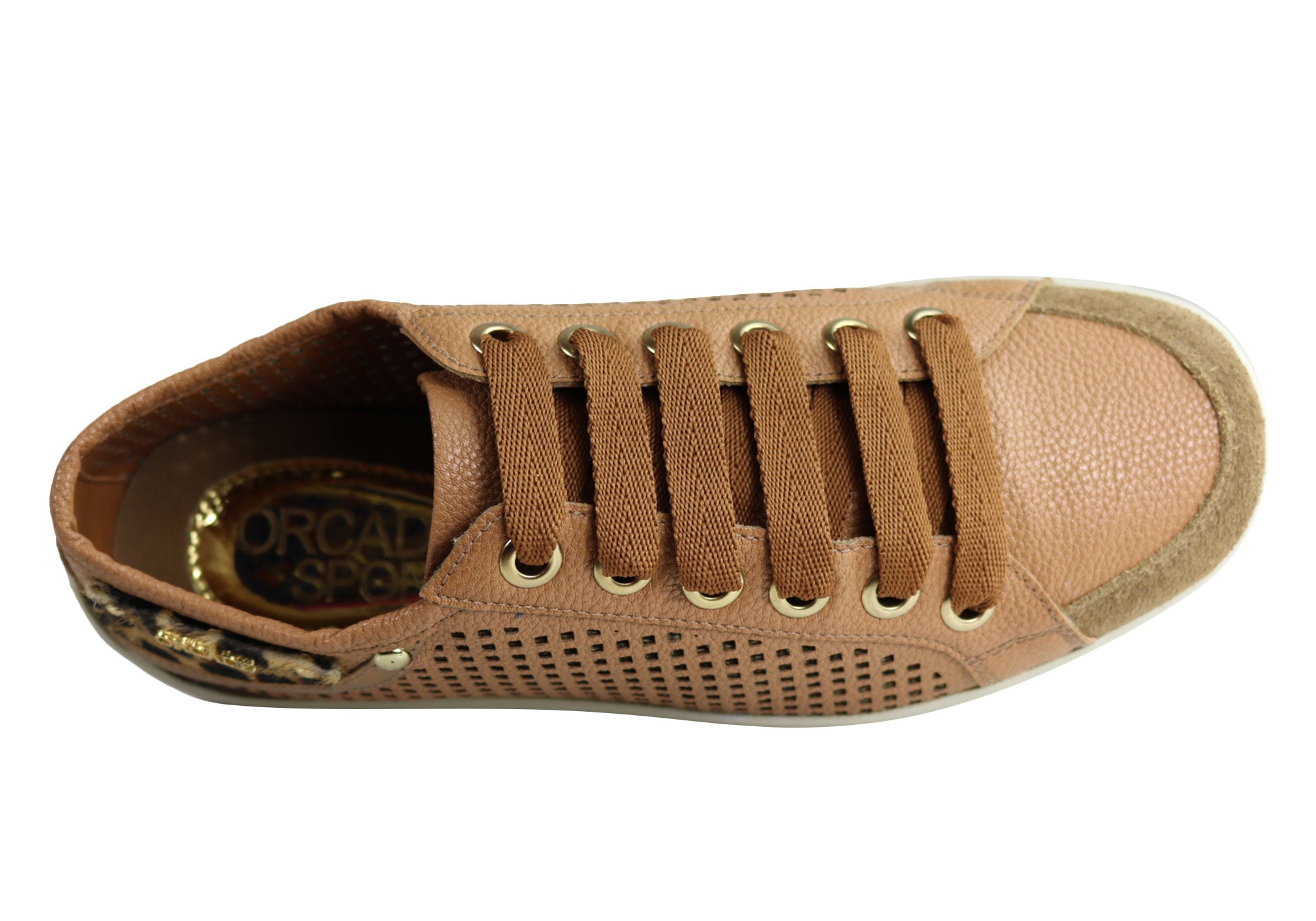 Orcade Jemma Women's Comfortable Lace-Up Casual Shoes - Breathable Walking Shoes Made in Brazil - Perfect for Work, Travel & Everyday Wear
