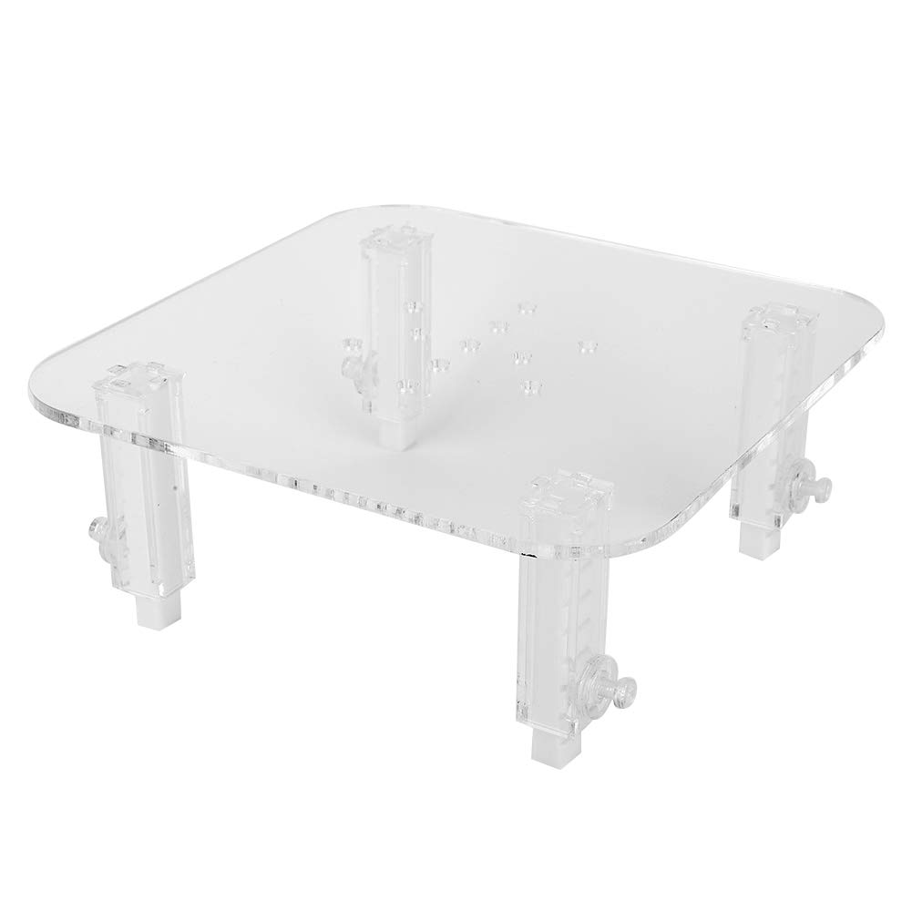 Jazar Acrylic Protein Skimmer Stand Bracket - Small Heightening Accessory for Protein Separator | Perfect for Saltwater Aquarium & Reef Tank Setup