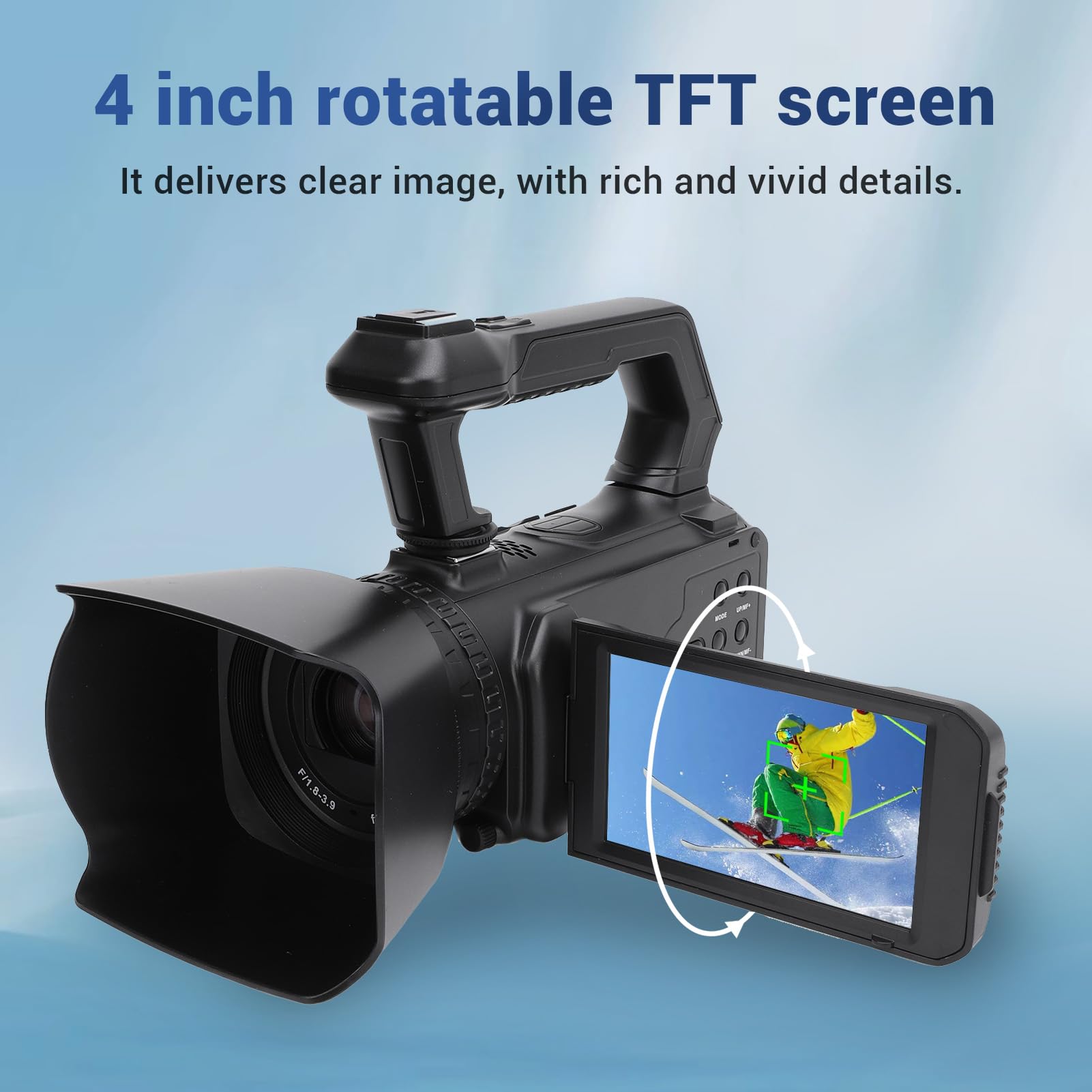 2.7K Digital Video Camera Camcorder with 4.0