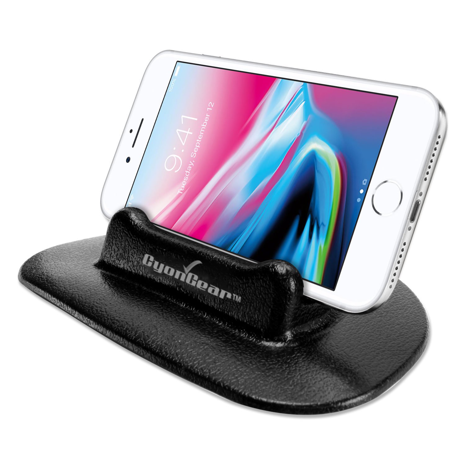Cellet Dashboard Car Phone Mount - Anti-Slip Silicone Pad Holder for iPhone, Samsung Galaxy, Google Pixel & Motorola - Secure Hands-Free Driving for GPS Navigation & Music Playback