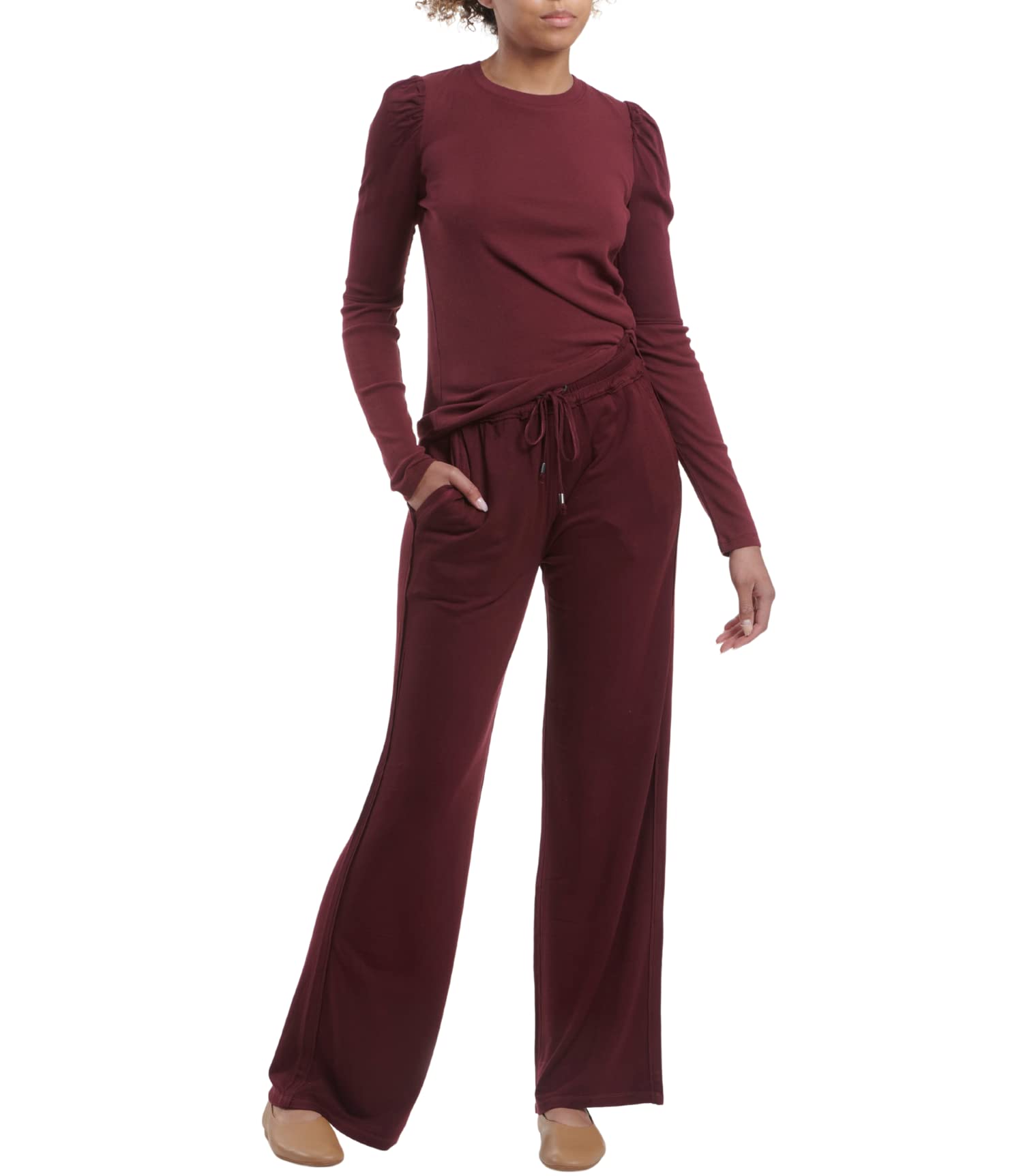 Splendid Women's Oslo Wide Leg Pants - Comfortable High Waisted Trousers for Work, Office & Casual Wear | Plus Size & Petite Options Available