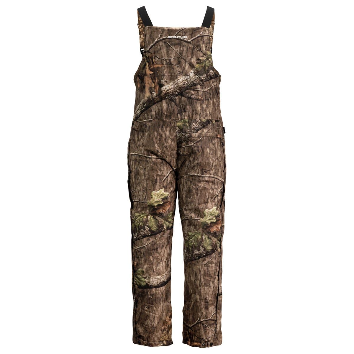 ScentLok Alpha Elite Waterproof Insulated Camo Hunting Bibs for Men - Warm Winter Hunting Pants with Odor Control Technology - Perfect for Deer Hunting, Duck Hunting & Outdoor Adventures