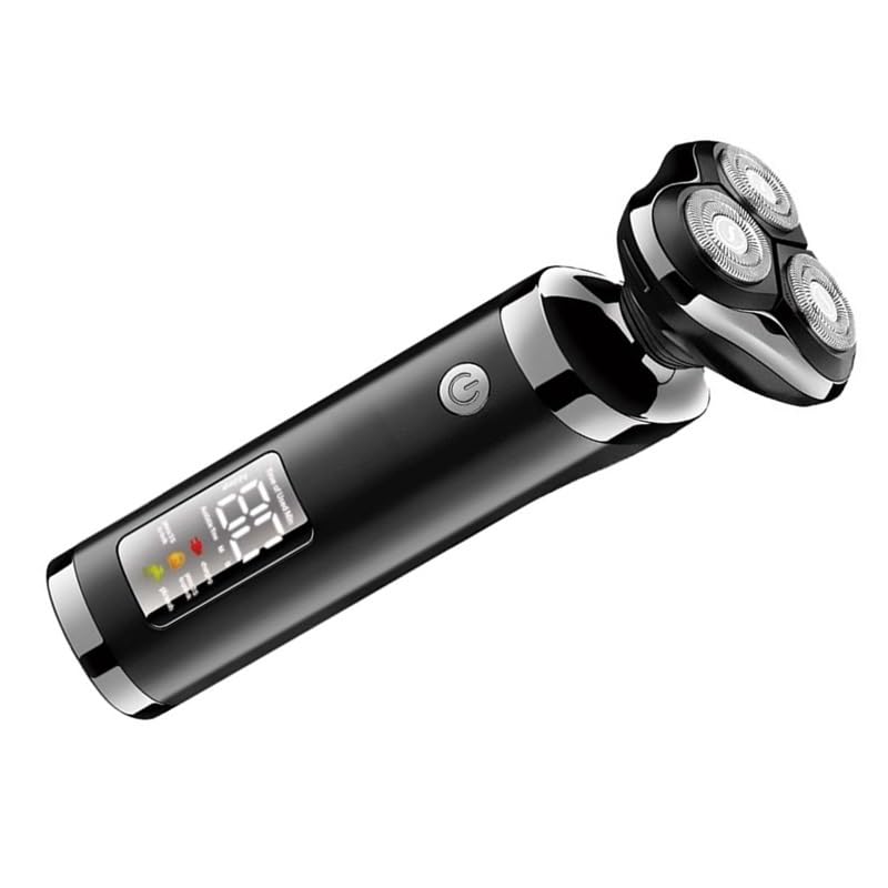 Waterproof Electric Head Shaver for Bald Men - Rechargeable Wet/Dry Shaver with LCD Display | Perfect for Travel, Gym & Daily Grooming