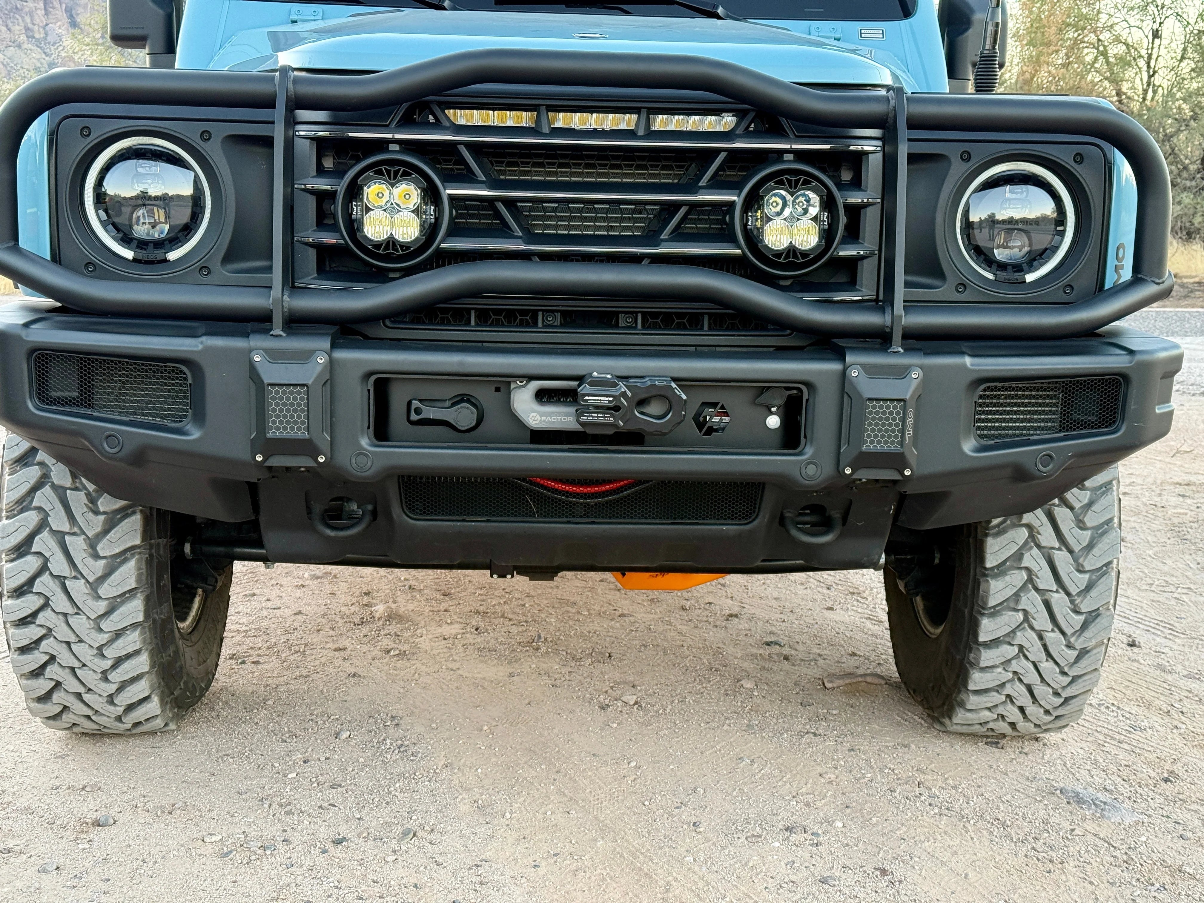 2023+ Ineos Grenadier 12.5K Hidden Winch Kit with Owl Design - Perfect for Off-Road Recovery & 4x4 Adventures