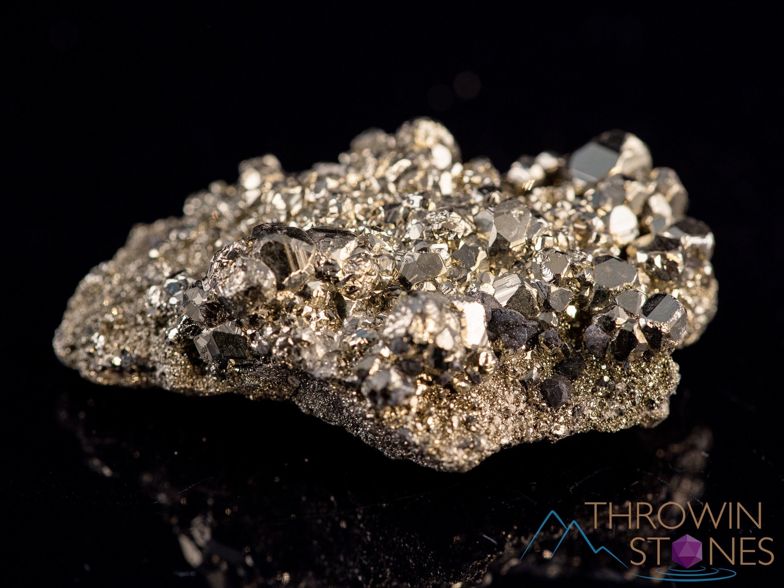 PYRITE Raw Crystal Cluster - Natural Healing Stones for Home Decor, Housewarming Gift & Spiritual Healing | Perfect for Meditation, Office Desk & Feng Shui