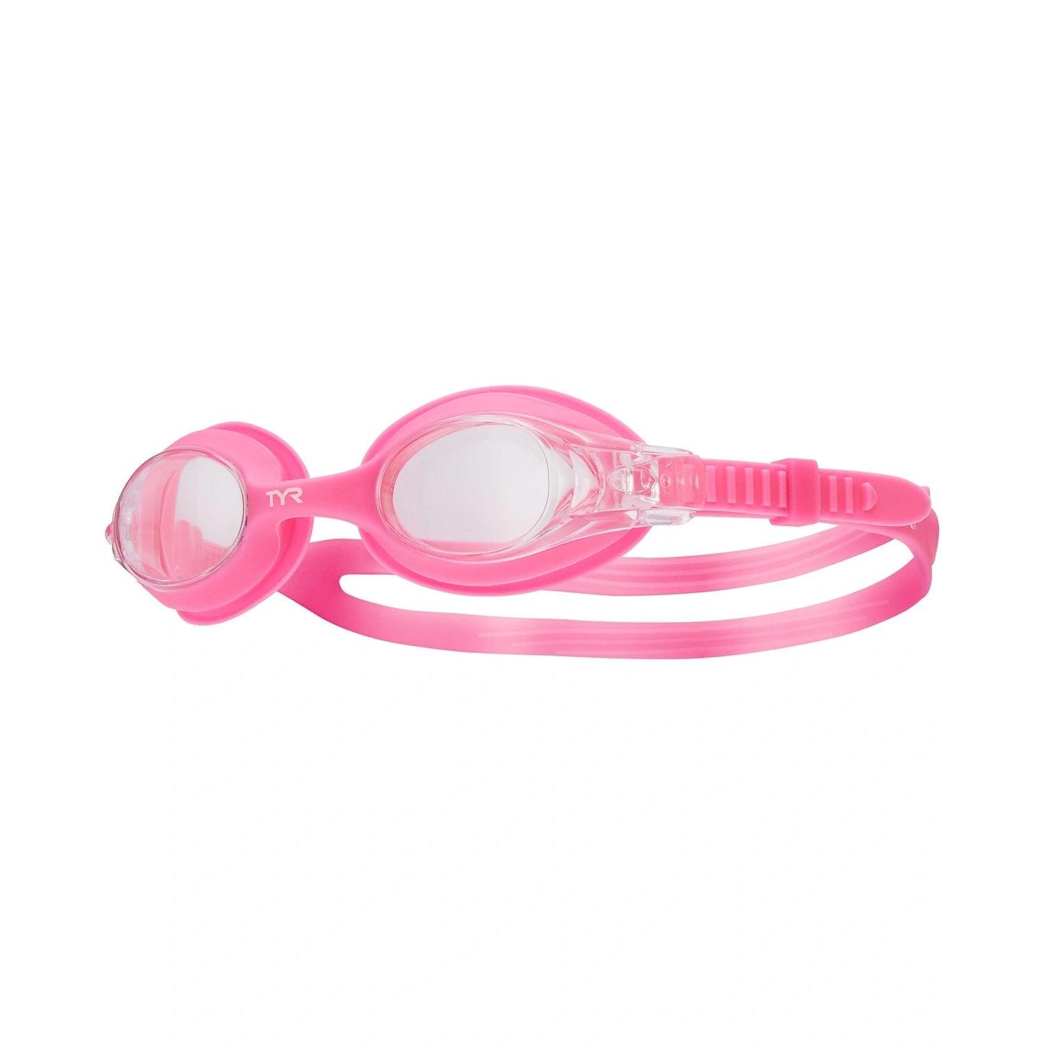 TYR Swimple Kids Swim Goggles - UV Protection, Anti-Fog, Adjustable Strap for Children Swimming Lessons, Pool & Beach Activities