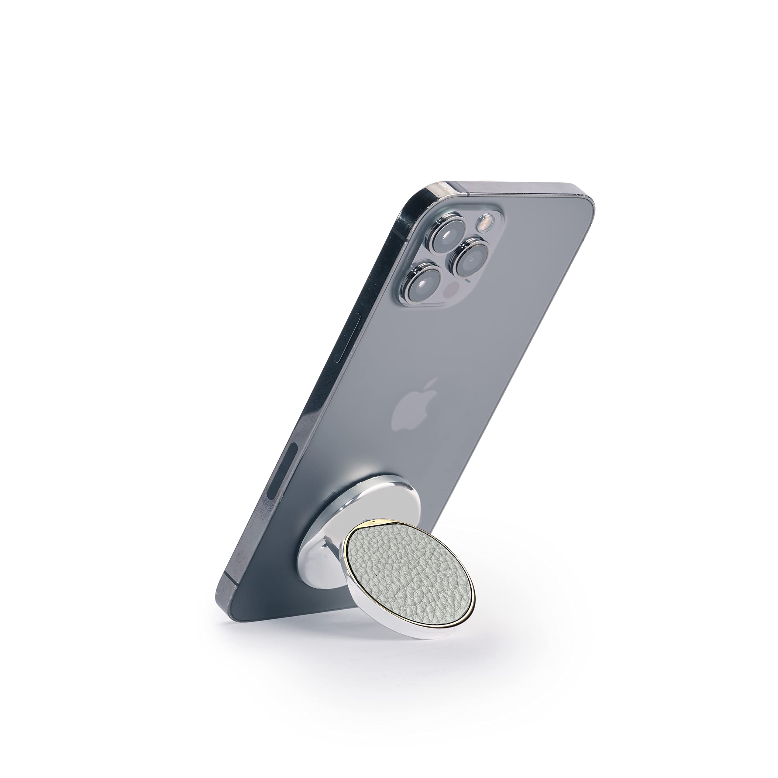 HANDL New York: White - Handl O Elements Collection - Phone Grip and Stand for Smartphone - Perfect for Home, Office, and Travel Use