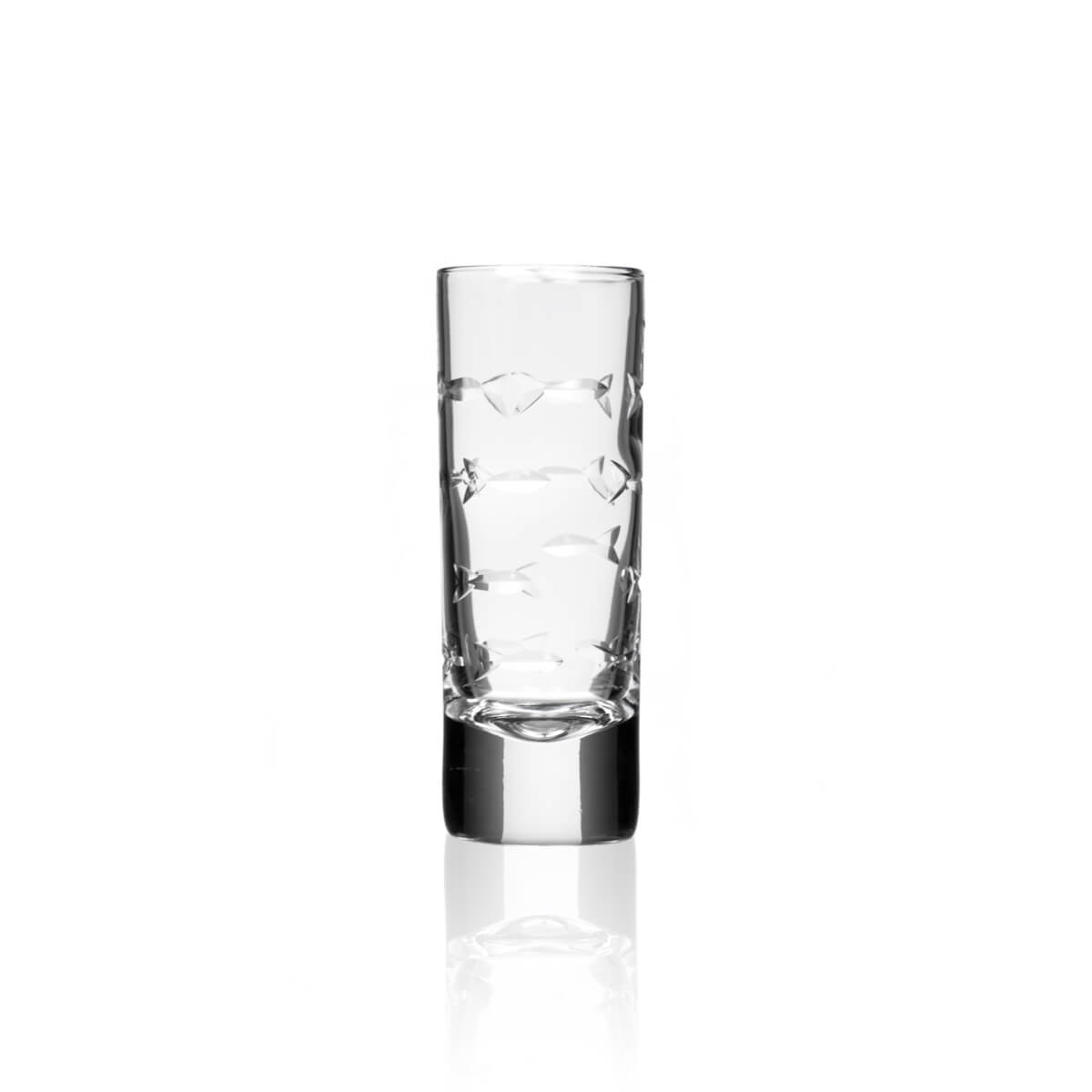 School of Fish 2.5oz Cordial Shot Glass Set - 12 Pack | Perfect for Parties, Bars & Home Entertaining