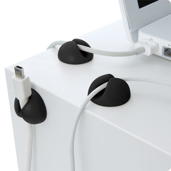 Bluelounge CableDrop - Cable Management Organizer for Desk & Home Office | Keep Wires Tidy & Organized | Perfect for Computer, TV, and Electronics Cables