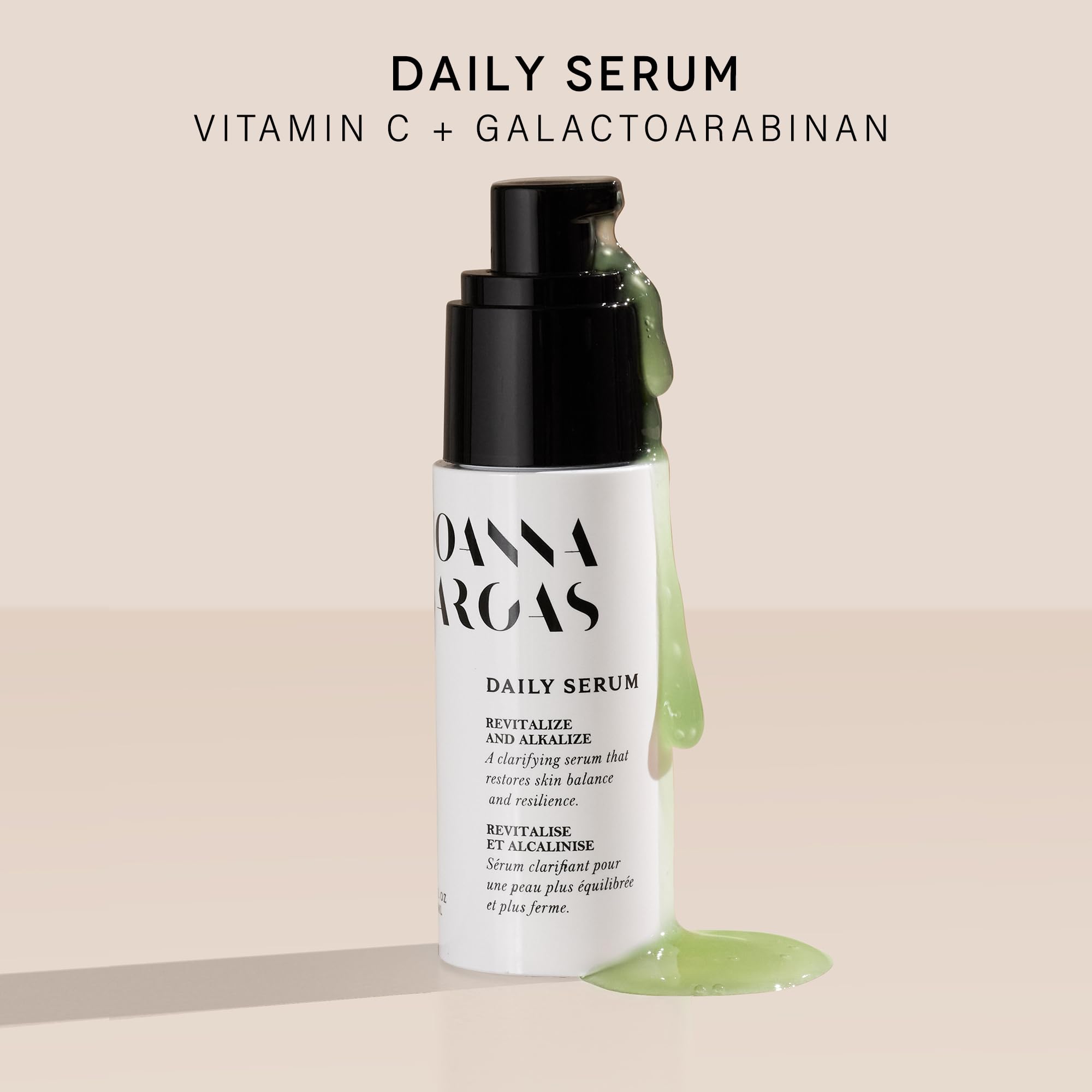 Joanna Vargas Hyaluronic Acid Serum for Face - Anti-Aging Serum with Power Green Complex & Vitamin C for Radiant, Clear & Hydrated Skin - Best for Dry & Dehydrated Skin - Daily Moisturizing Serum for Women - Perfect for Morning & Night Skincare Routine