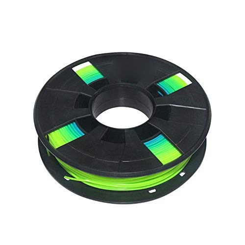 XIAOMINDIAN 1.75mm PLA Filament for 3D Printers - 0.2KG Rainbow Color Spool - High-Quality Printing Material for Extruder Pens & DIY Projects - Perfect for Home, School & Creative Prototyping