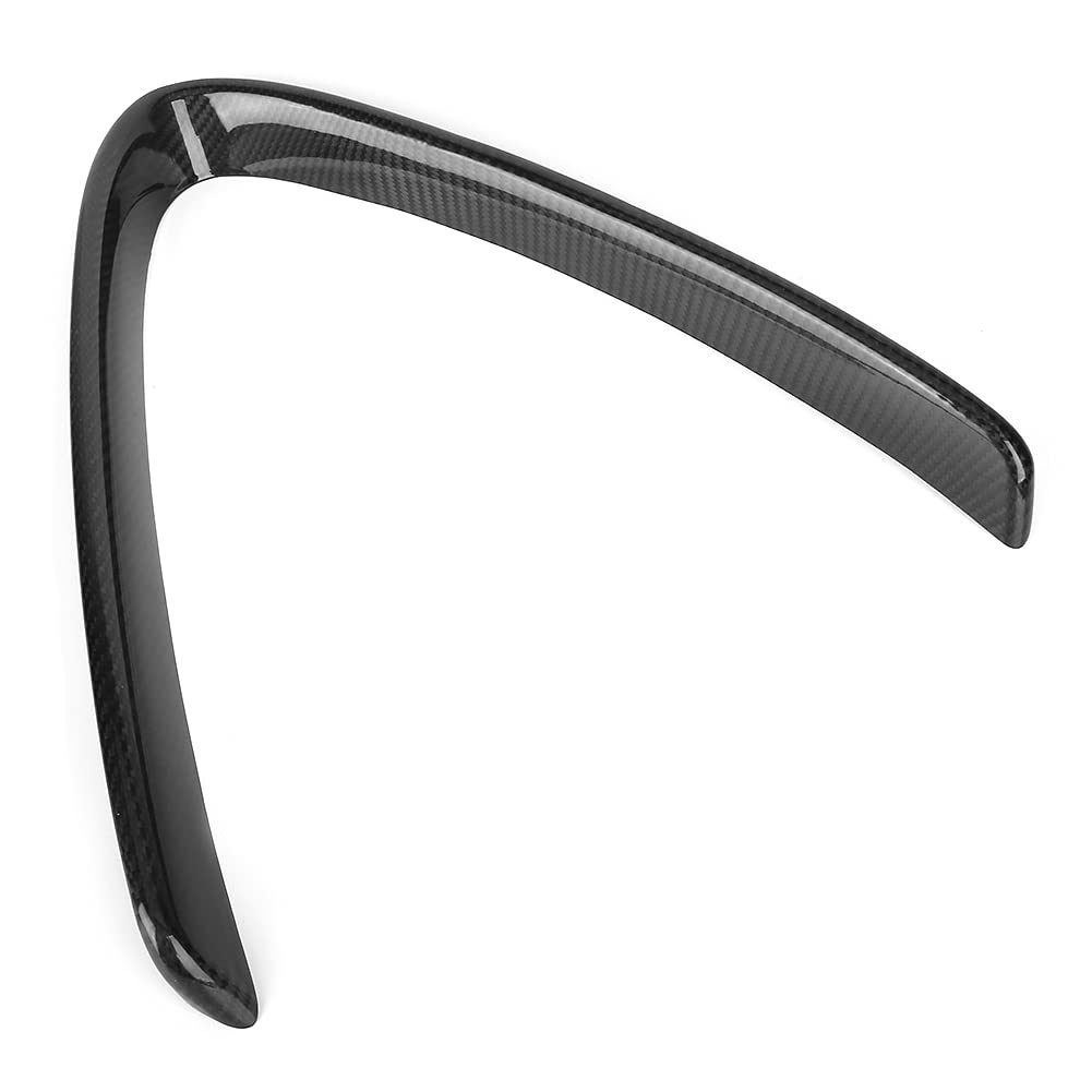 Carbon Fiber V-Shaped Front Grille Trim Replacement for Alfa Romeo Giulia 2017-2019 | Premium Car Exterior Upgrade | Enhances Sporty Look for Street & Show Cars