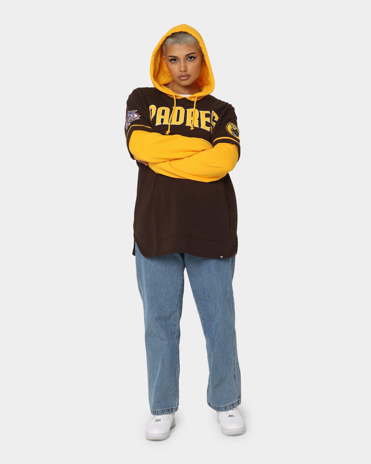 47 Brand San Diego Padres Shortstop Hoodie - Brown MLB Baseball Fan Apparel for Men & Women - Perfect for Game Day & Casual Wear