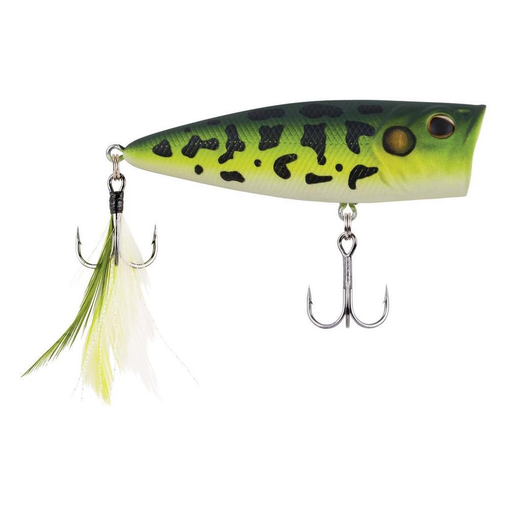 Berkley Bullet Pop Poppers - Topwater Fishing Lures for Bass, Trout & Pike - Perfect for Freshwater & Saltwater Fishing Adventures