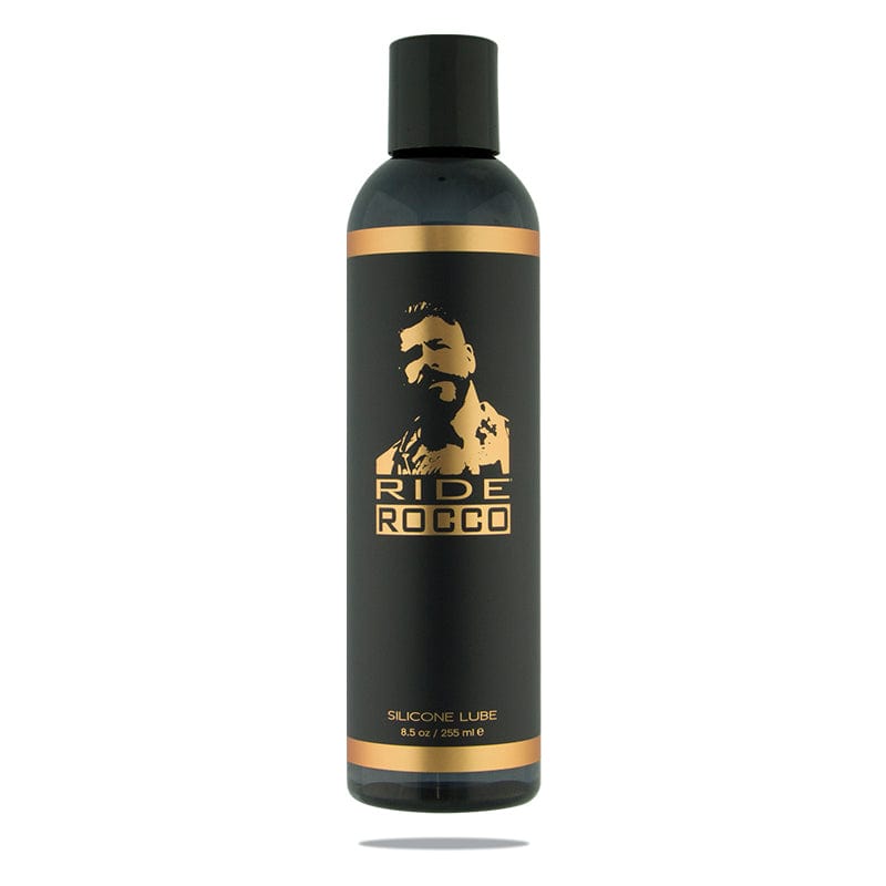 Ride Rocco Silicone 8oz Ultra Concentrated Long Lasting Personal Lubricant - Water-Based Lube for Sensitive Skin, Intimacy & Massage, Smooth & Non-Sticky Formula for Enhanced Pleasure
