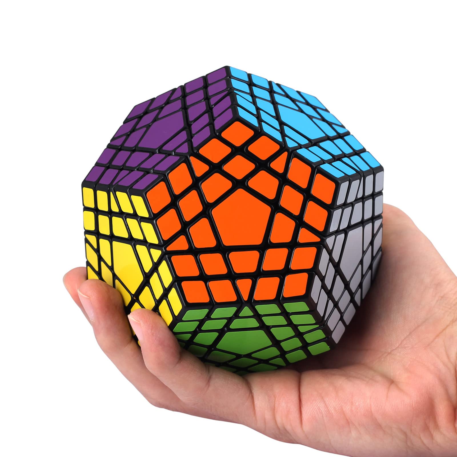 Ganowo Megaminx Speed Cube 5x5 Puzzle - Brain Teaser Game for Kids & Adults