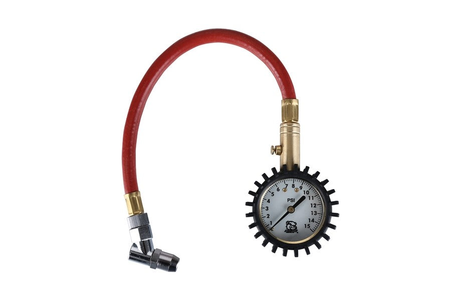 Bulldog Winch Analog Low Pressure Gauge 0-15 PSI - Heavy Duty Winch Accessory for Off-Road Vehicles & Towing