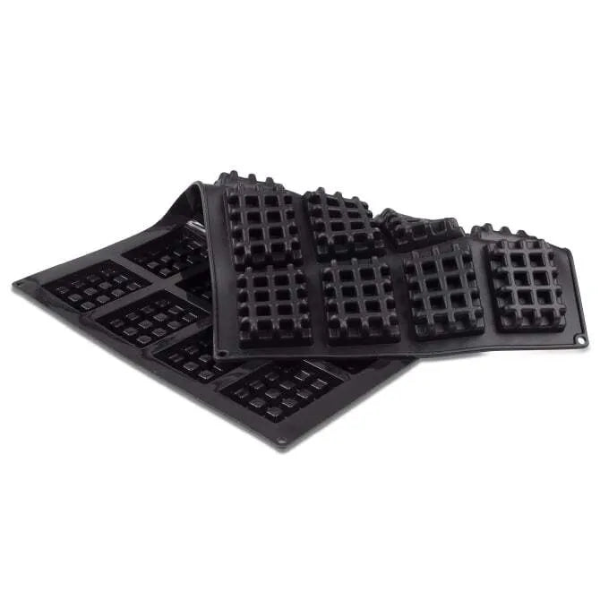 Non-Stick Silicone Waffle Mold - 20 Cavity Baking Pan for Homemade Belgian Waffles, Pancakes & Desserts | Perfect for Breakfast, Brunch & Party Treats
