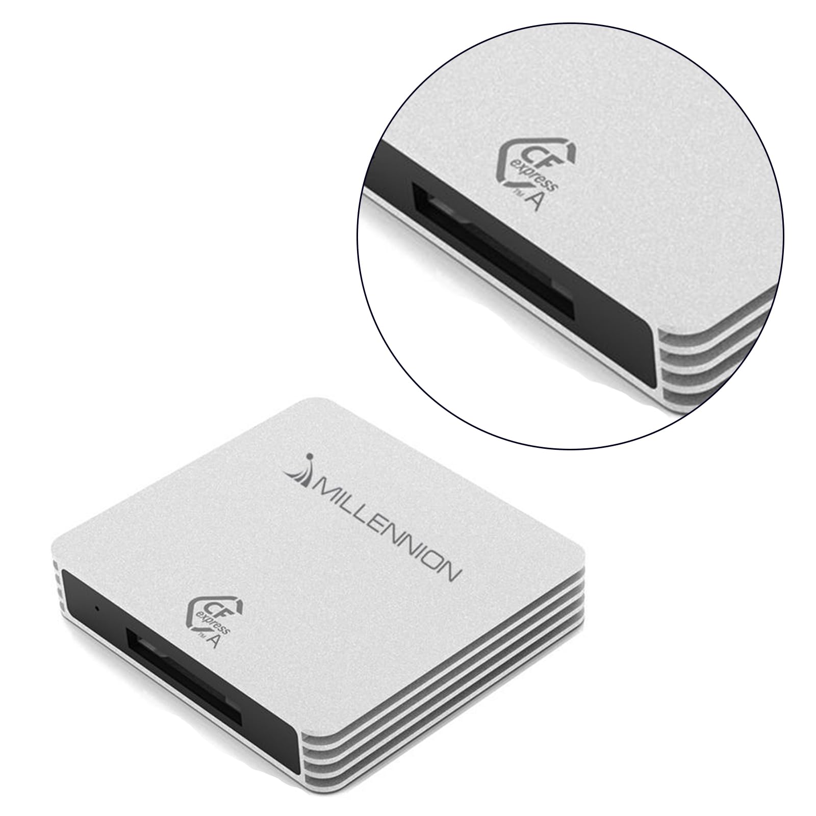 Bydezcon USB 3.1 Express Card Reader - High Speed Multi-Port Adapter for SD, Micro SD, CF Cards | Fast Data Transfer with USB-C & USB-A Compatibility | Perfect for Laptops, Cameras, Gaming Consoles & Office Use