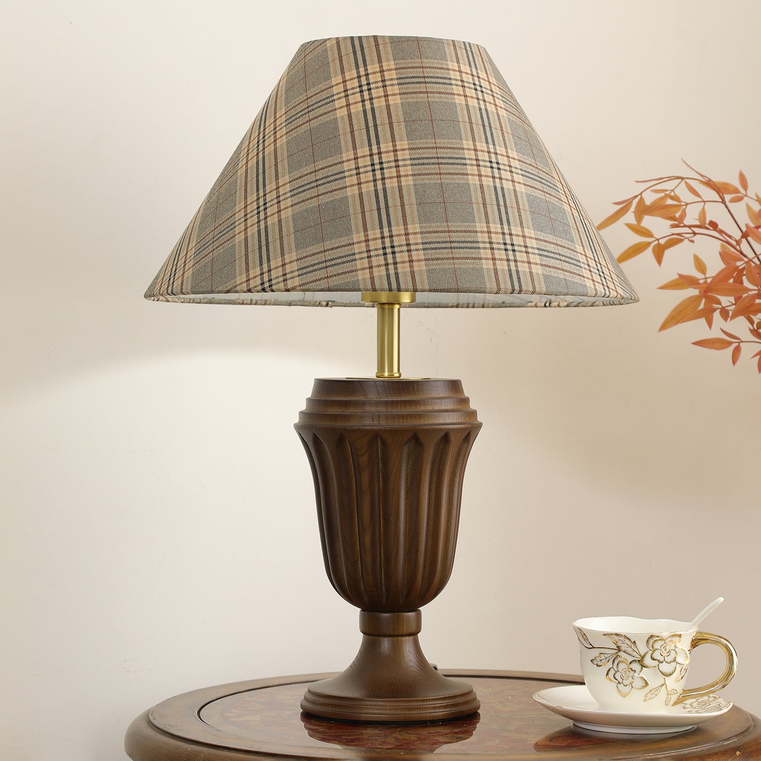 Evelyn Table Lamp - Modern LED Bedside Lamp with USB Port, Adjustable Brightness for Bedroom, Living Room, Office - Perfect for Reading, Working & Night Light