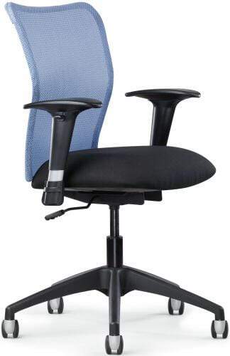 Allseating Inertia Mesh Mid Back Task Chair with Lumbar Support [77040] - Ergonomic Office Chair for Home & Workspace Comfort