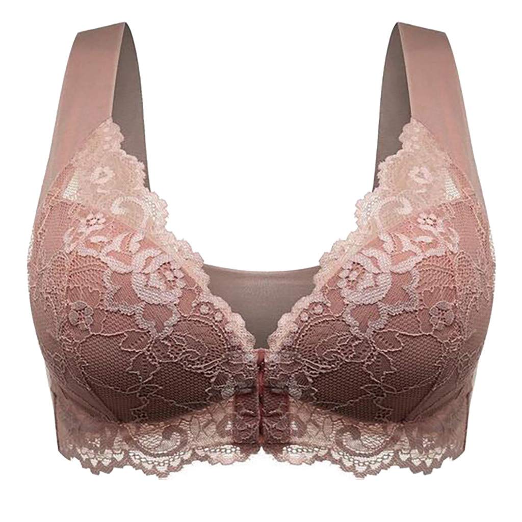 Post-Surgical Bra for Women - Front Zip Wireless Sports Bras with Adjustable Straps & Racerback Support - Ideal for Post-Op Recovery, Mastectomy & Comfortable Daily Wear