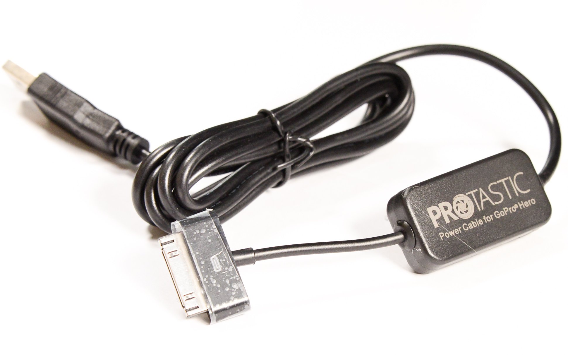 PROtastic USB Power Cable for GoPro Hero3+/Hero4 - Battery Eliminator for Continuous Charging - Perfect for Vlogging, Travel & Outdoor Adventures