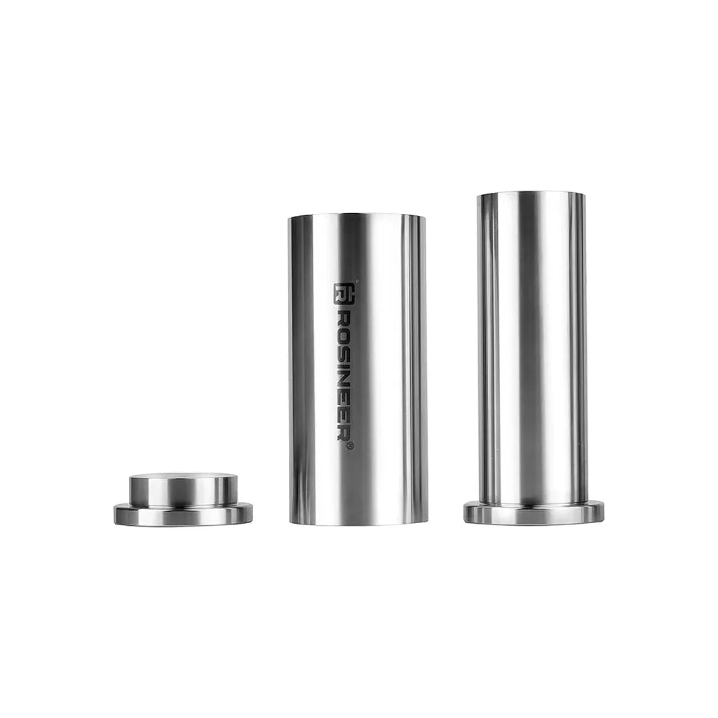Rosineer Stainless Steel Cylindrical Pre Press Mold for Rosin Extraction - Durable & Food-Grade Metal Hash Press for DIY Essential Oils, Wax, and Concentrates (Great for Home Use & Professional Labs)