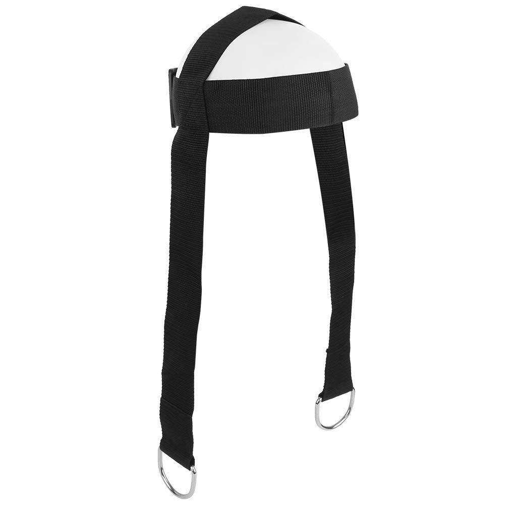 Premium Black Head Harness Belt - Neck Trainer for Strength & Fitness Training - Ideal for Gym, Home Workouts & Athletic Performance