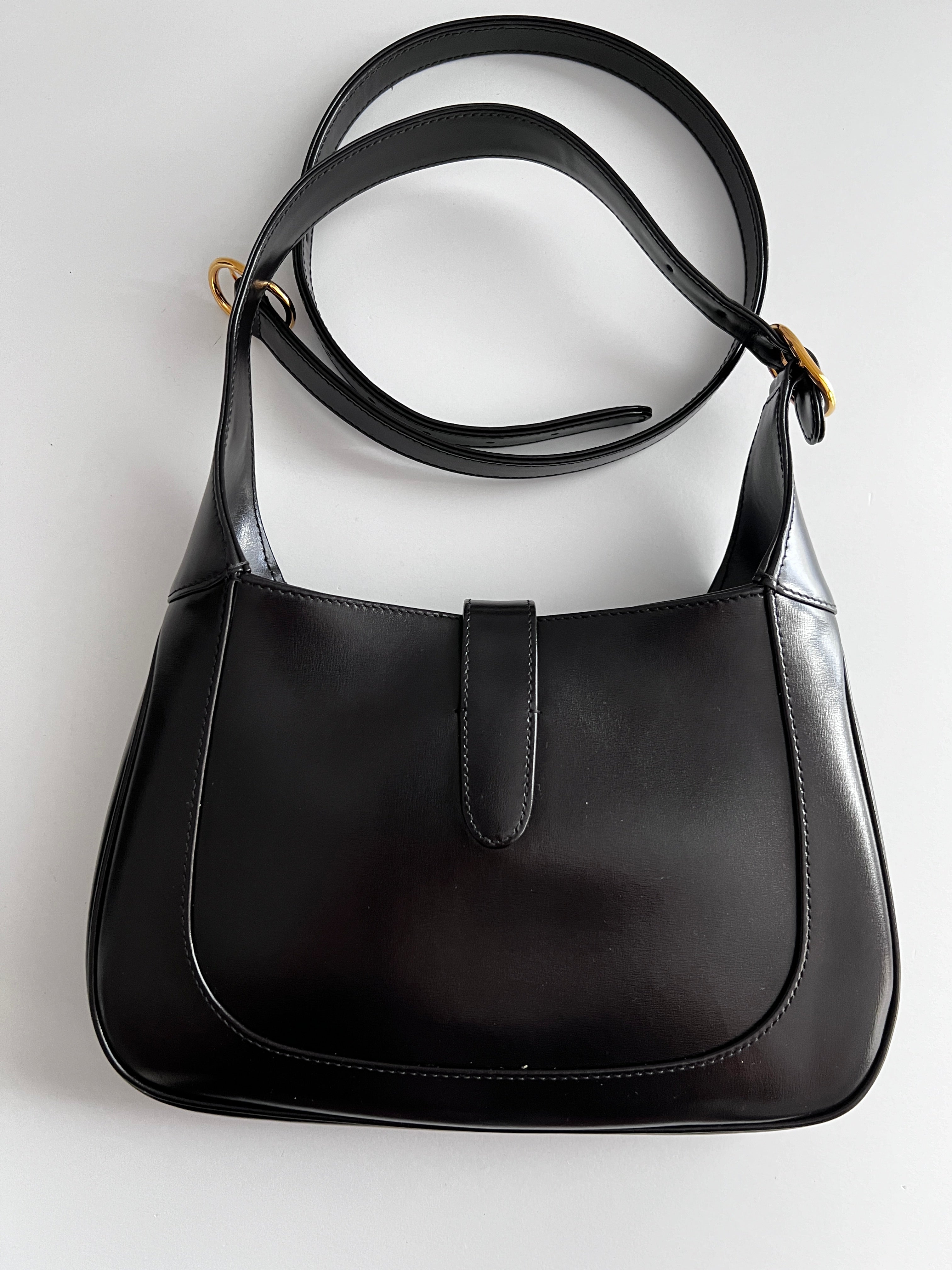 Authentic Gucci Jackie 1961 Small Black Shoulder Bag - Vintage Luxury Handbag in Excellent Condition | Perfect for Date Night, Office & Special Occasions