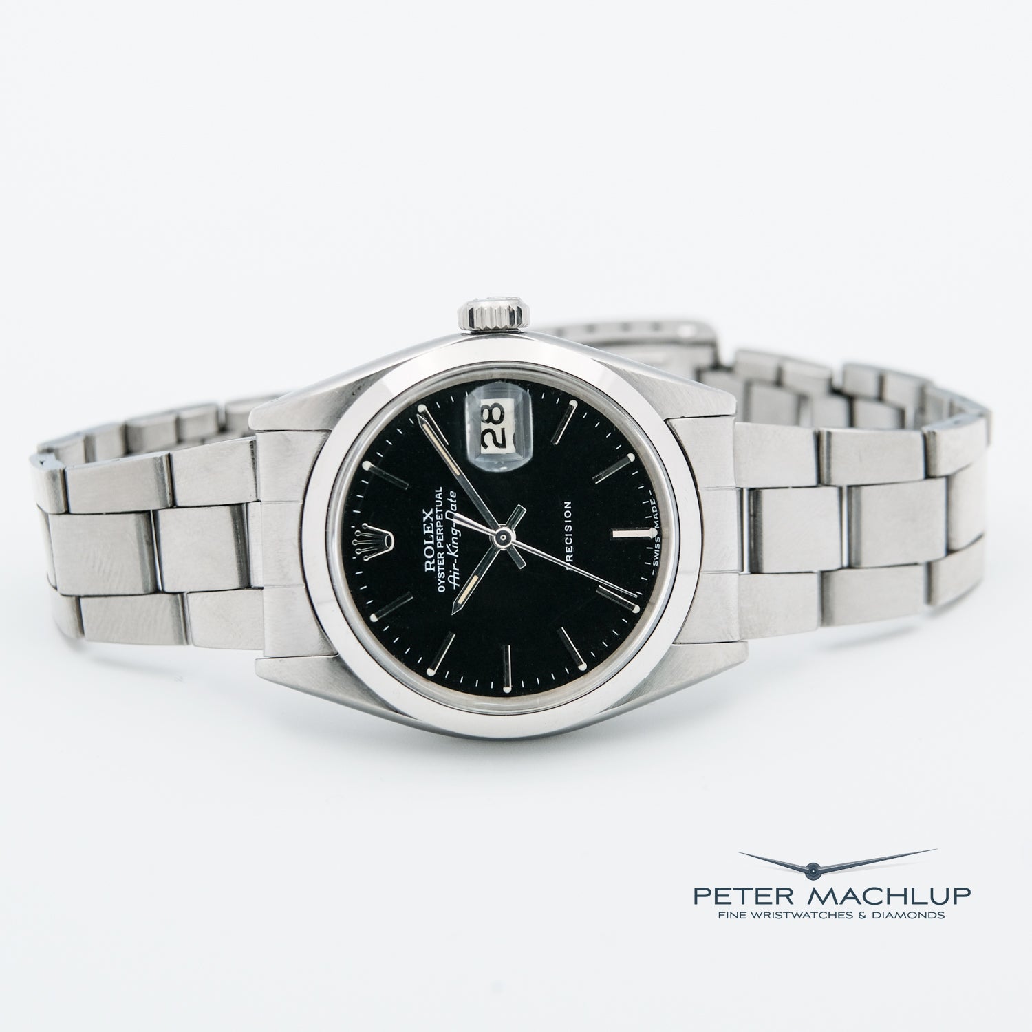 Rolex Air-King Date 34mm Men's Watch - Luxury Automatic Timepiece for Business & Formal Occasions