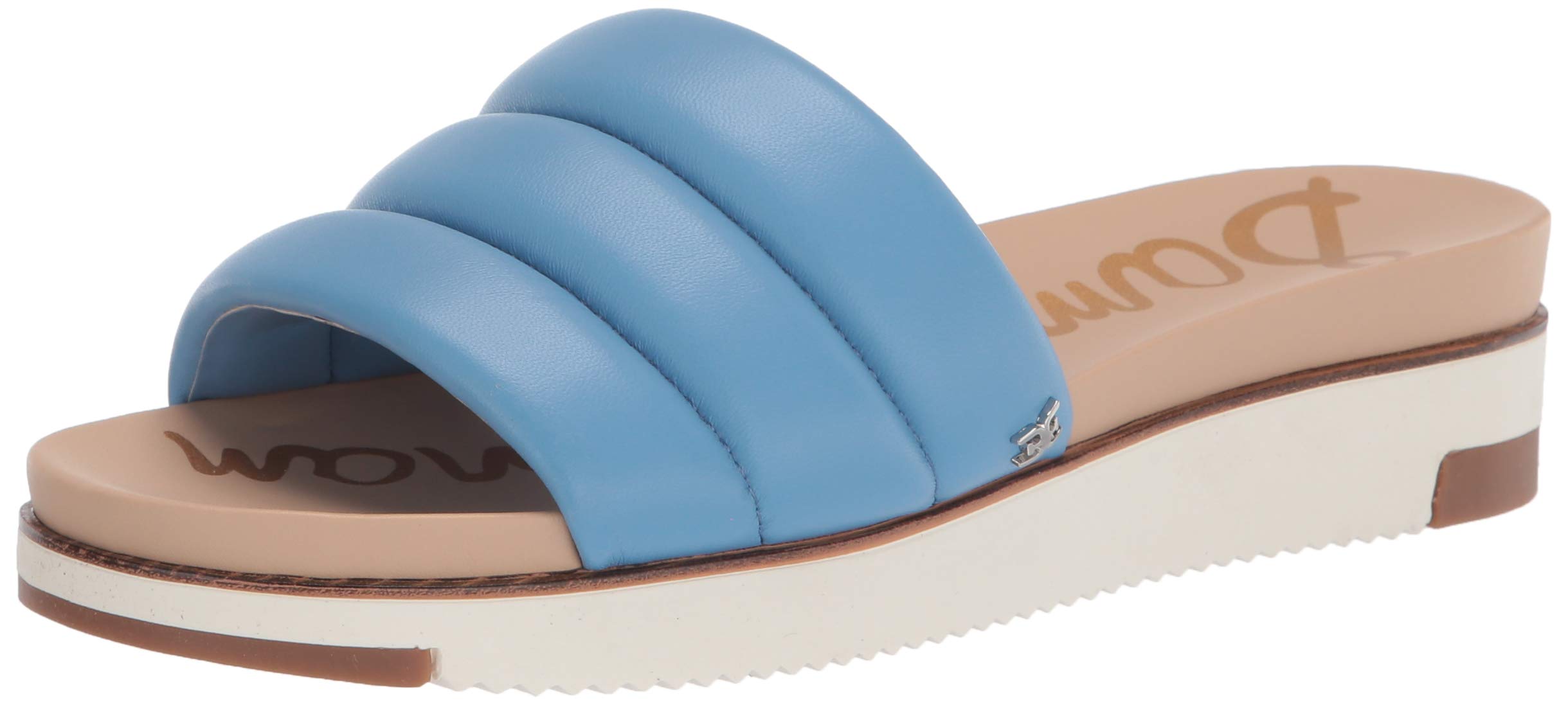 Sam Edelman Women's Annalisa Slides - Comfortable Summer Sandals with Cushioned Footbed | Perfect for Beach, Pool, Vacation & Casual Outfits