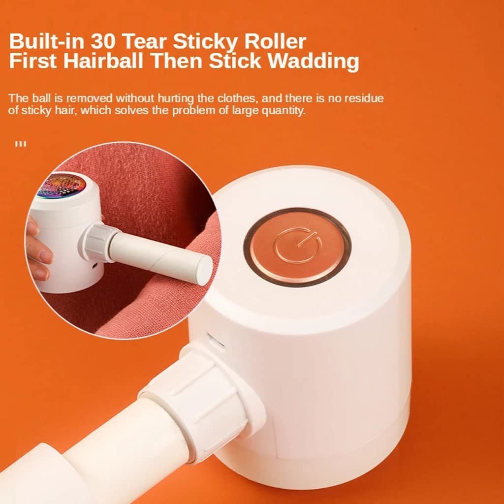 Rechargeable Hair Ball Trimmer - Electric Depilation Ball for Clothes, Fabric & Upholstery - 20cm Hair Remover Gadget for Pet Hair, Lint & Fuzz - Perfect for Home, Car & Travel Use