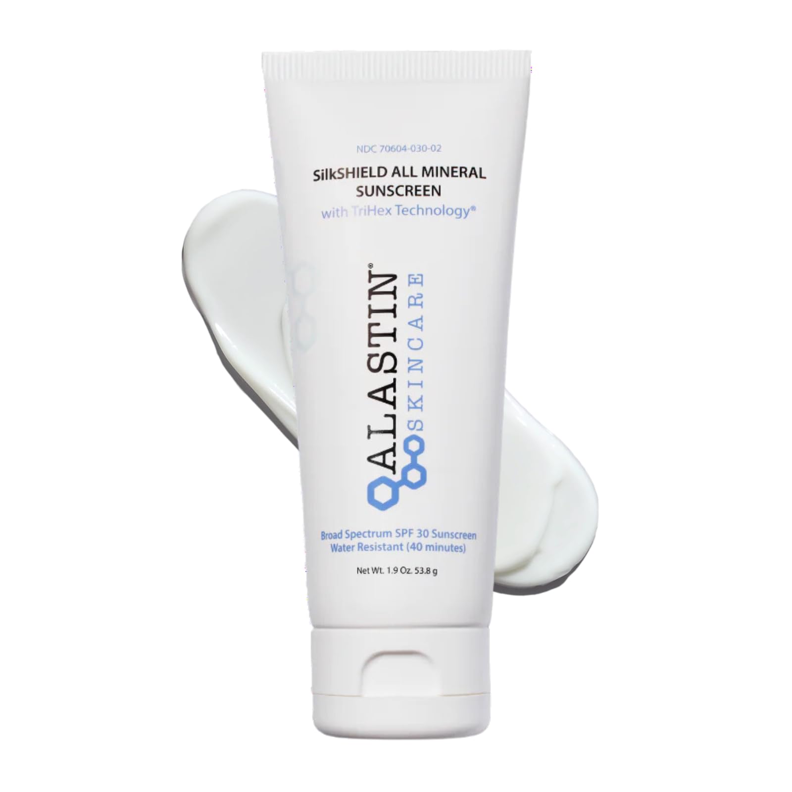 ALASTIN Skincare SilkSHIELD All Mineral Sunscreen SPF 30 for Face (1.9 oz) | Lightweight Non-Greasy Sunblock Lotion | Daily Moisturizer with Antioxidants | Fragrance-Free & Hypoallergenic | Perfect for Sensitive Skin & Outdoor Activities