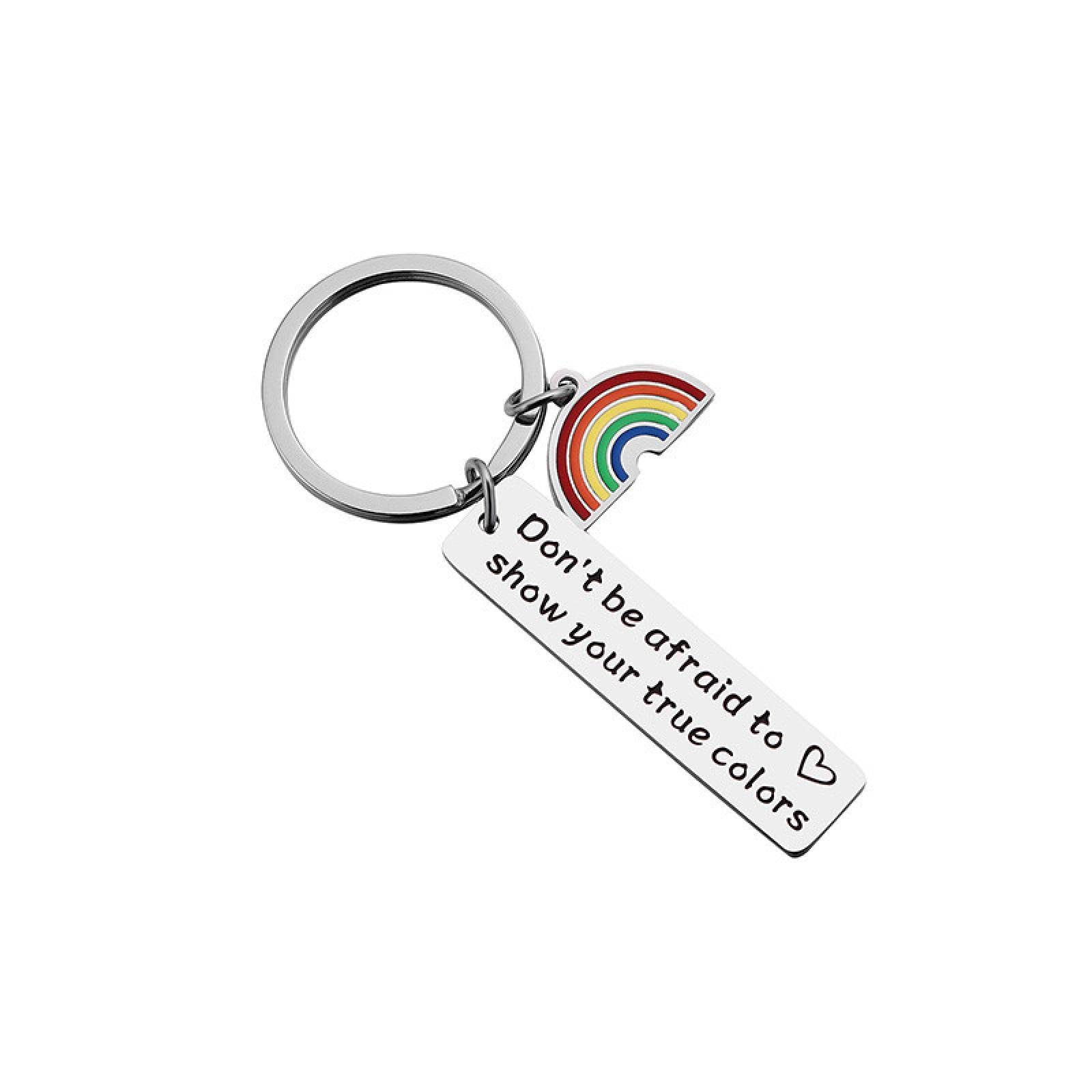Stainless Steel Key Ring - Fashion Pendant Gift for Friends & Travel