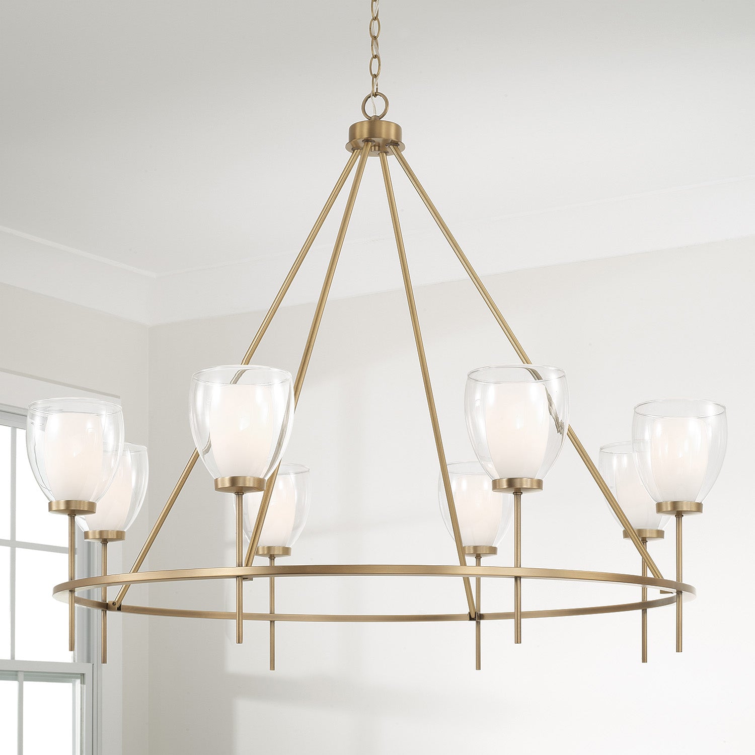 Elegant Anderson Crystal Chandelier - Modern Ceiling Light Fixture for Dining Room, Living Room & Bedroom | Perfect for Home Decor & Wedding Venues