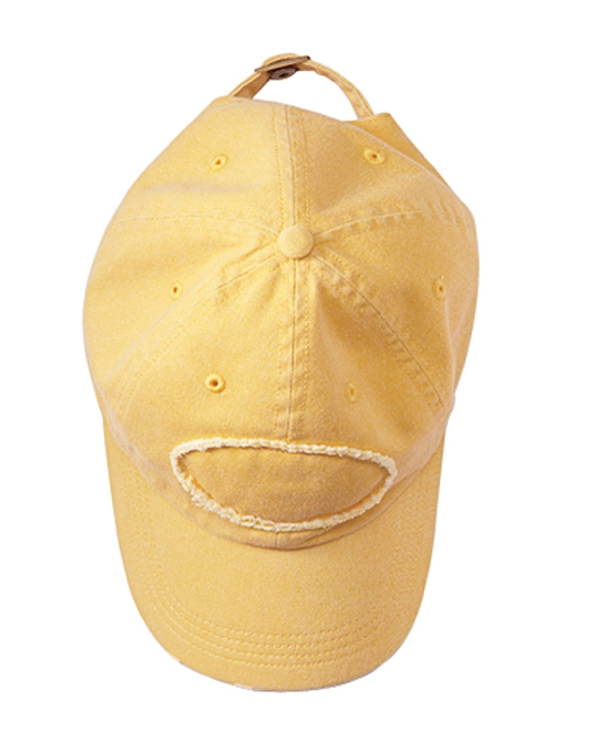 Authentic Pigment 1917 Pigment Dyed Raw Edge Patch Baseball Cap - Vintage Style Adjustable Dad Hat for Men & Women - Perfect for Casual Wear, Outdoor Sports, and Street Fashion