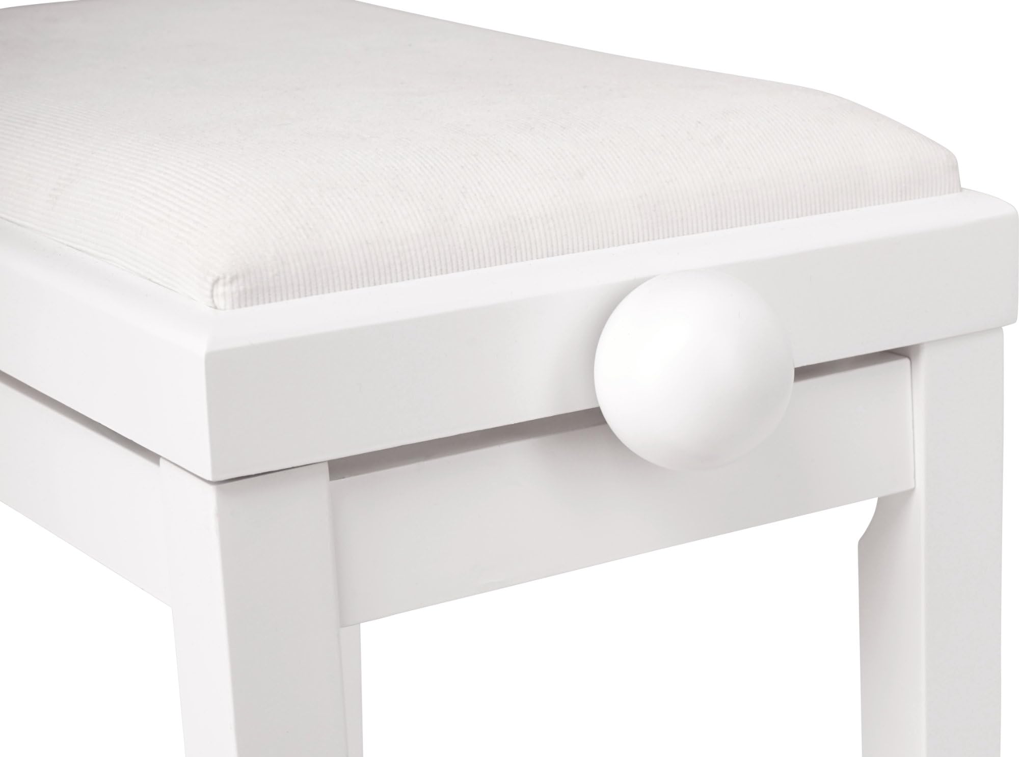 Premium Piano Bench Mat - Soft White Cushion for Comfortable Piano Playing | Perfect for Home, Studio & Music Classrooms