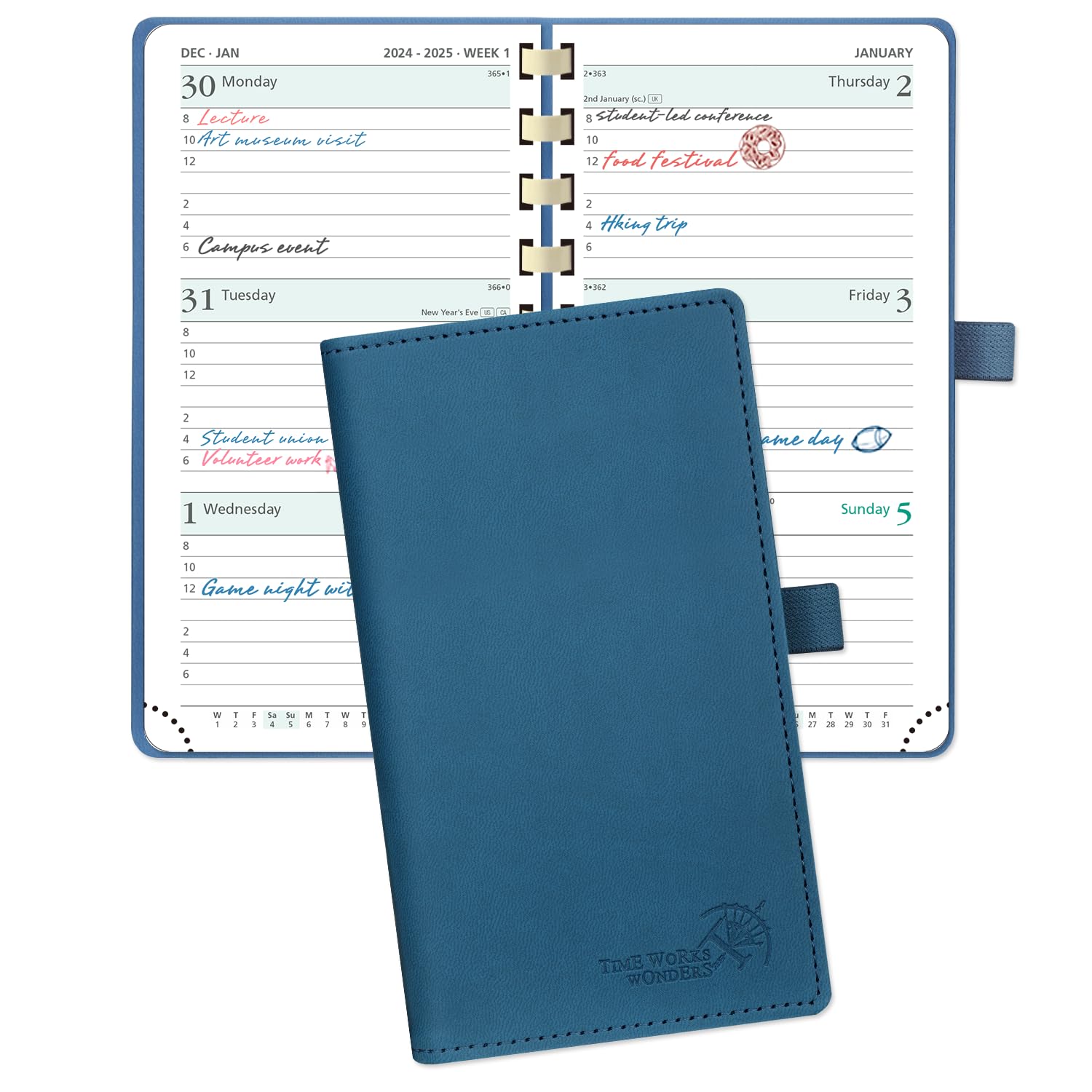POPRUN 2024-2025 Pocket Planner (3.5