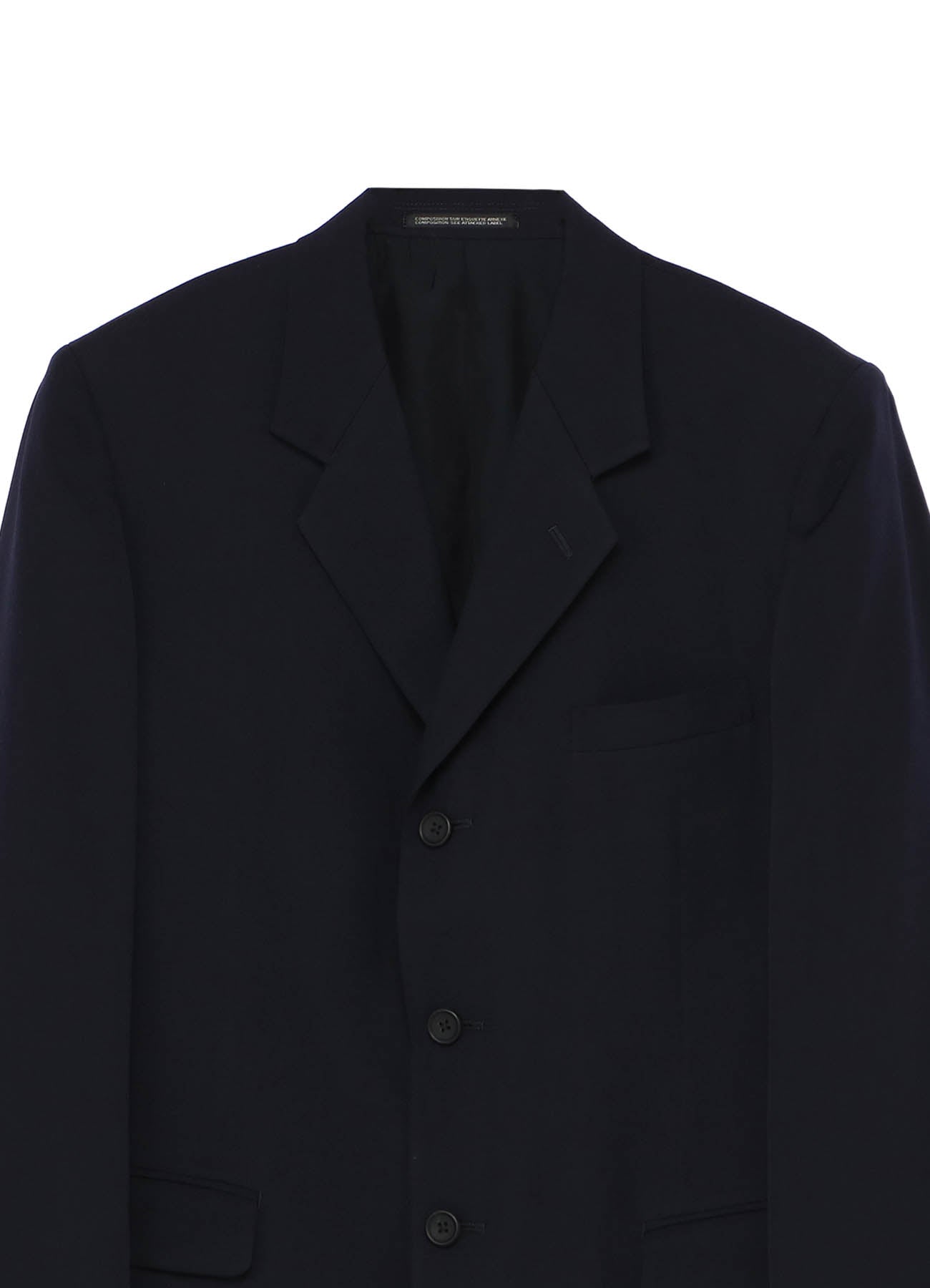Men's Gabardine 3-Button Single Fastener Suit Jacket - Formal Business Attire, Office Wear & Special Occasions