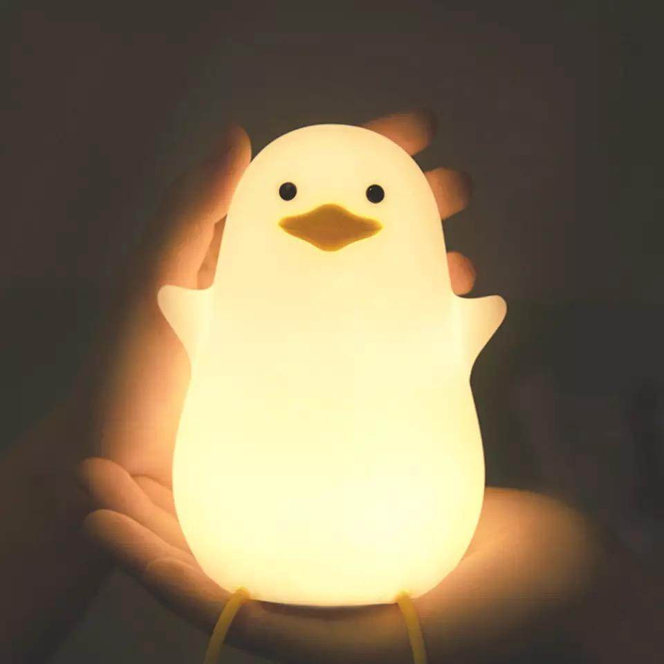 Ducky LED Night Light for Kids - Cute Duck Shape Nursery Lamp, Bedroom Decor, Sleep Aid for Babies & Toddlers - Perfect for Bedtime, Nighttime Feeding, and Soothing Fears