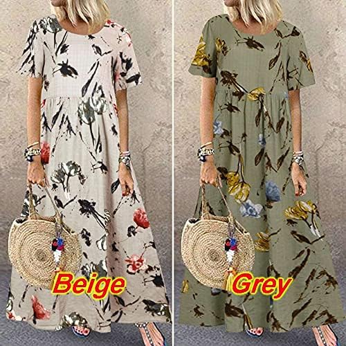 Geerta Women's Plus Size Long Hawaiian Cotton Floral Muumuu Dress - Green - Large to X-Large - Maxi Length - Sleeveless - Fish Tail Hem - Perfect for Beach Vacation, Luau Party & Summer Casual Wear