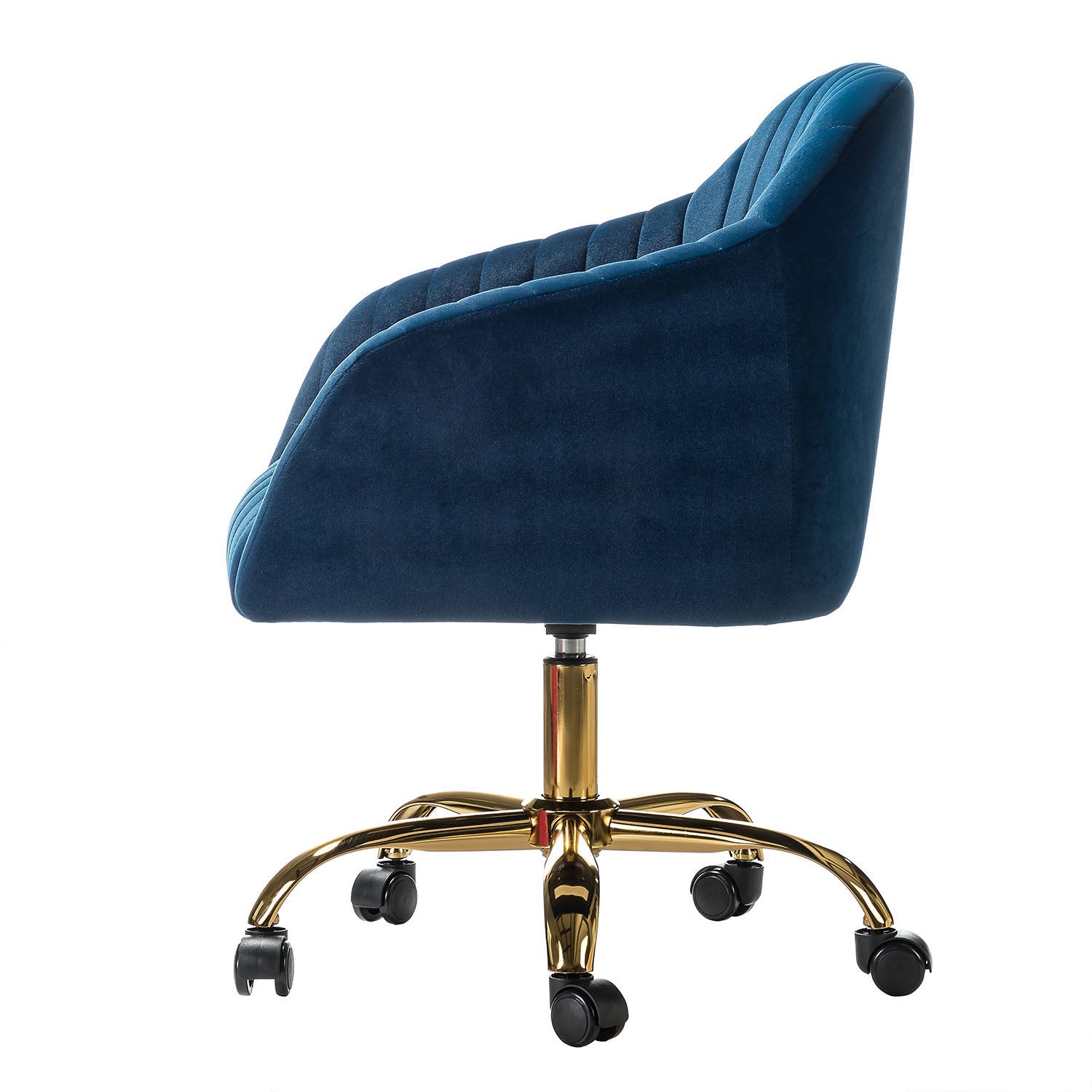 Luxury Velvet Office Chair - Ergonomic Desk Chair with Adjustable Height for Home & Workspace - Perfect for Remote Work, Gaming & Study